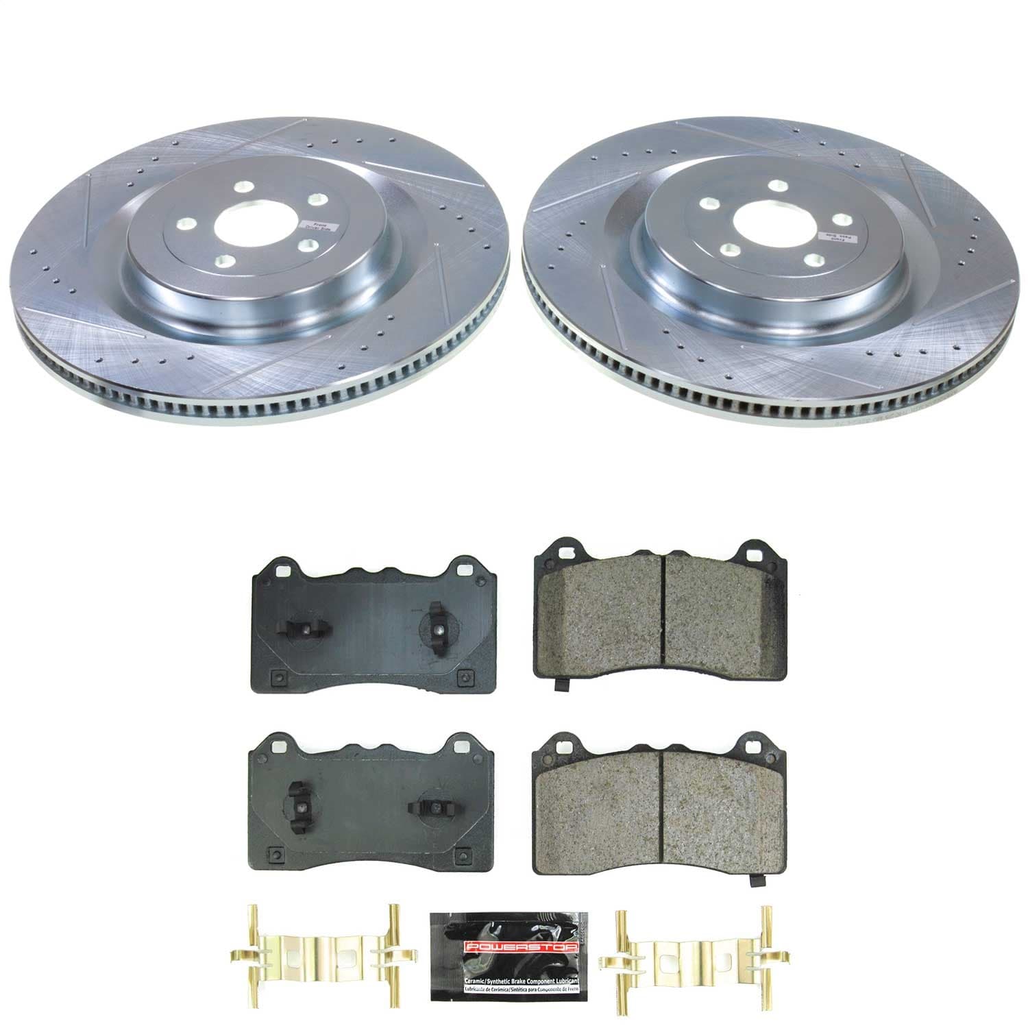 Power Stop - K9265 - Front - Disc Brake Pad and Rotor Kit image 1