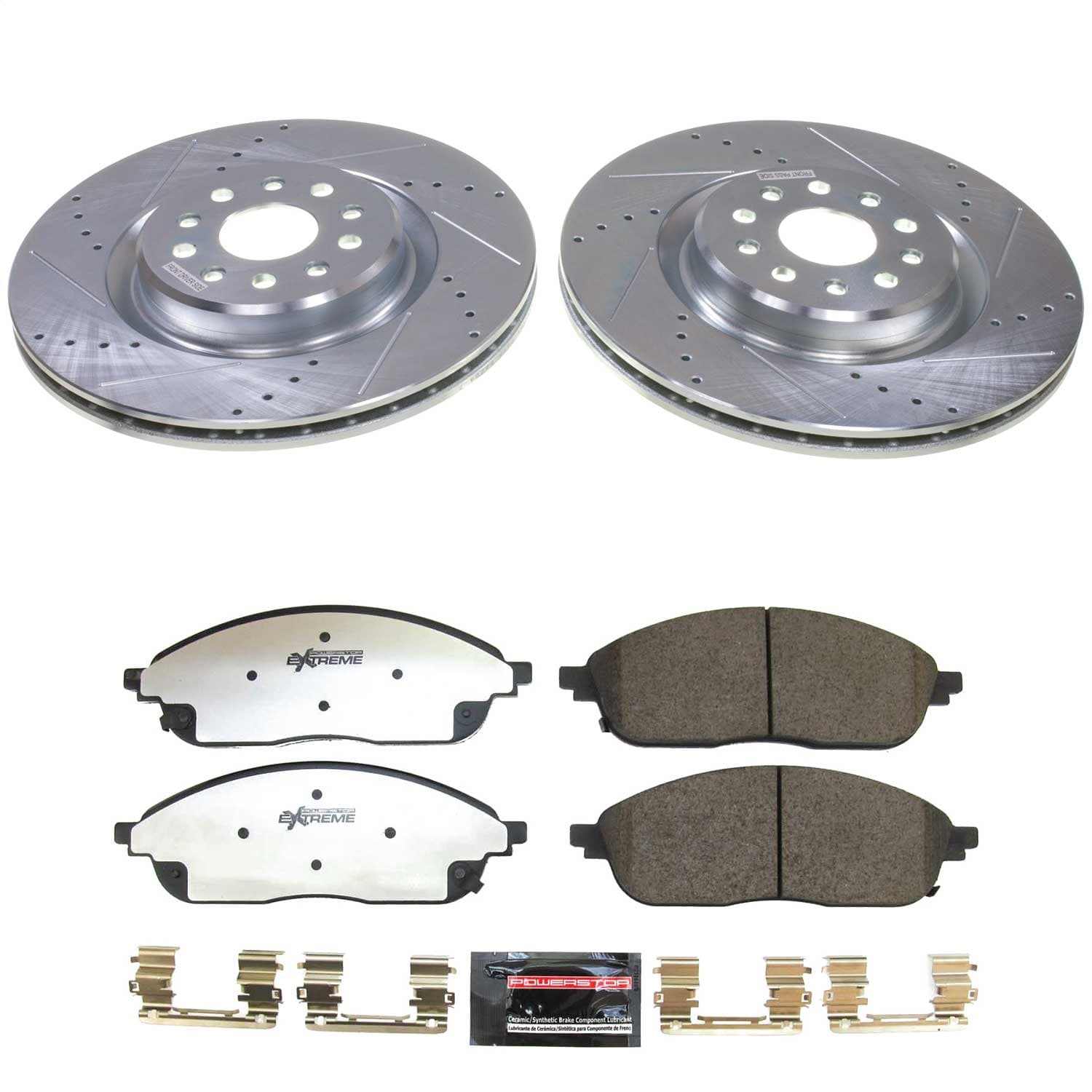 Power Stop - K9266-36 - Front - Disc Brake Pad and Rotor Kit image 1