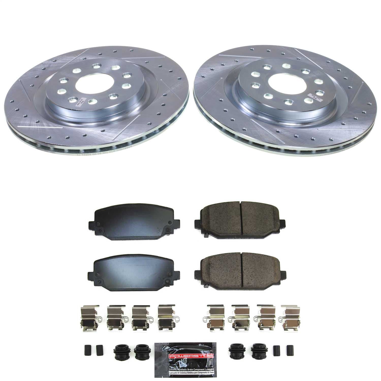 Power Stop - K9279 - Rear - Disc Brake Pad and Rotor Kit image 1