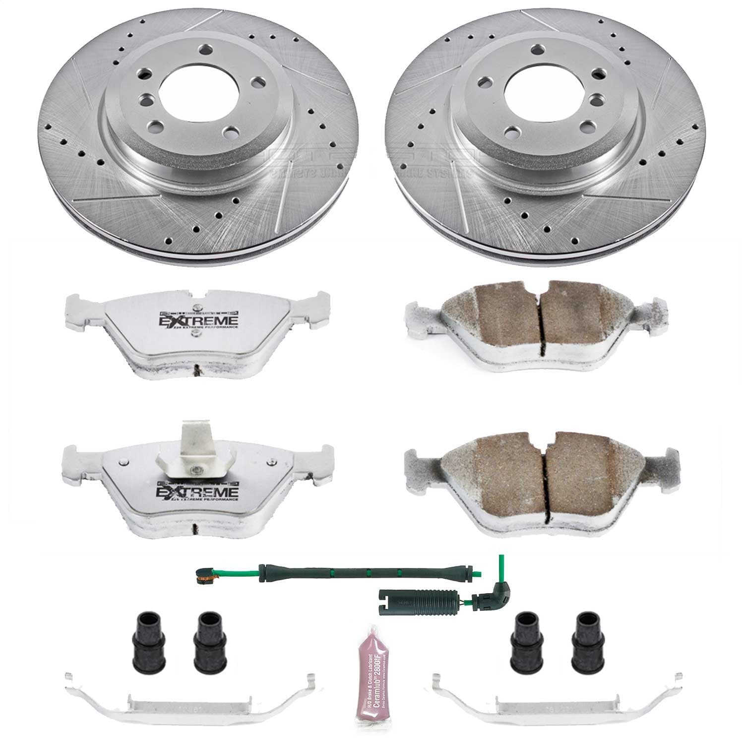 Power Stop - K933-26 - Front - Disc Brake Pad and Rotor Kit image 1