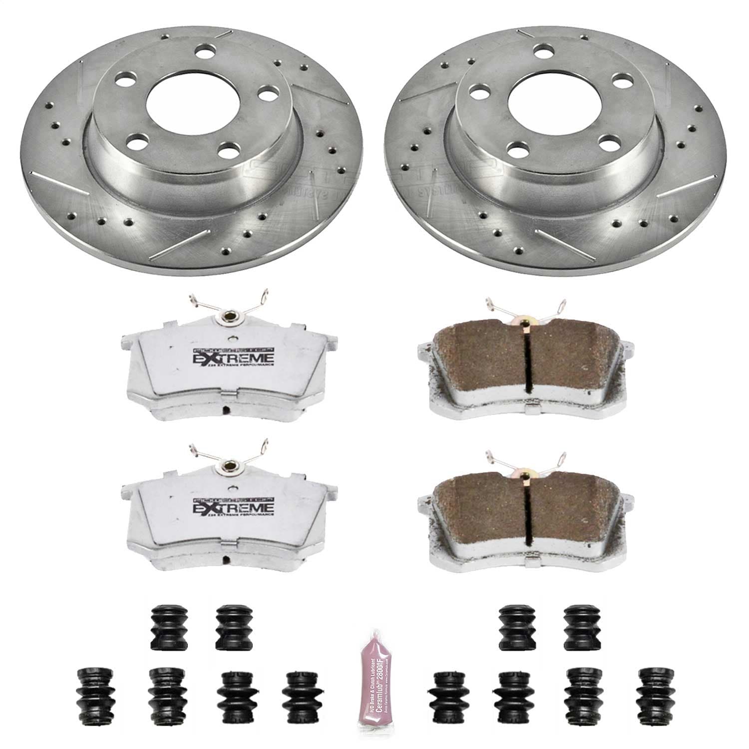 Power Stop - K940-26 - Rear - Disc Brake Pad and Rotor Kit image 1