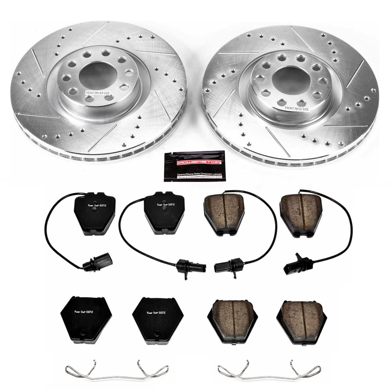 Power Stop - K948 - Front - Disc Brake Pad and Rotor Kit image 1