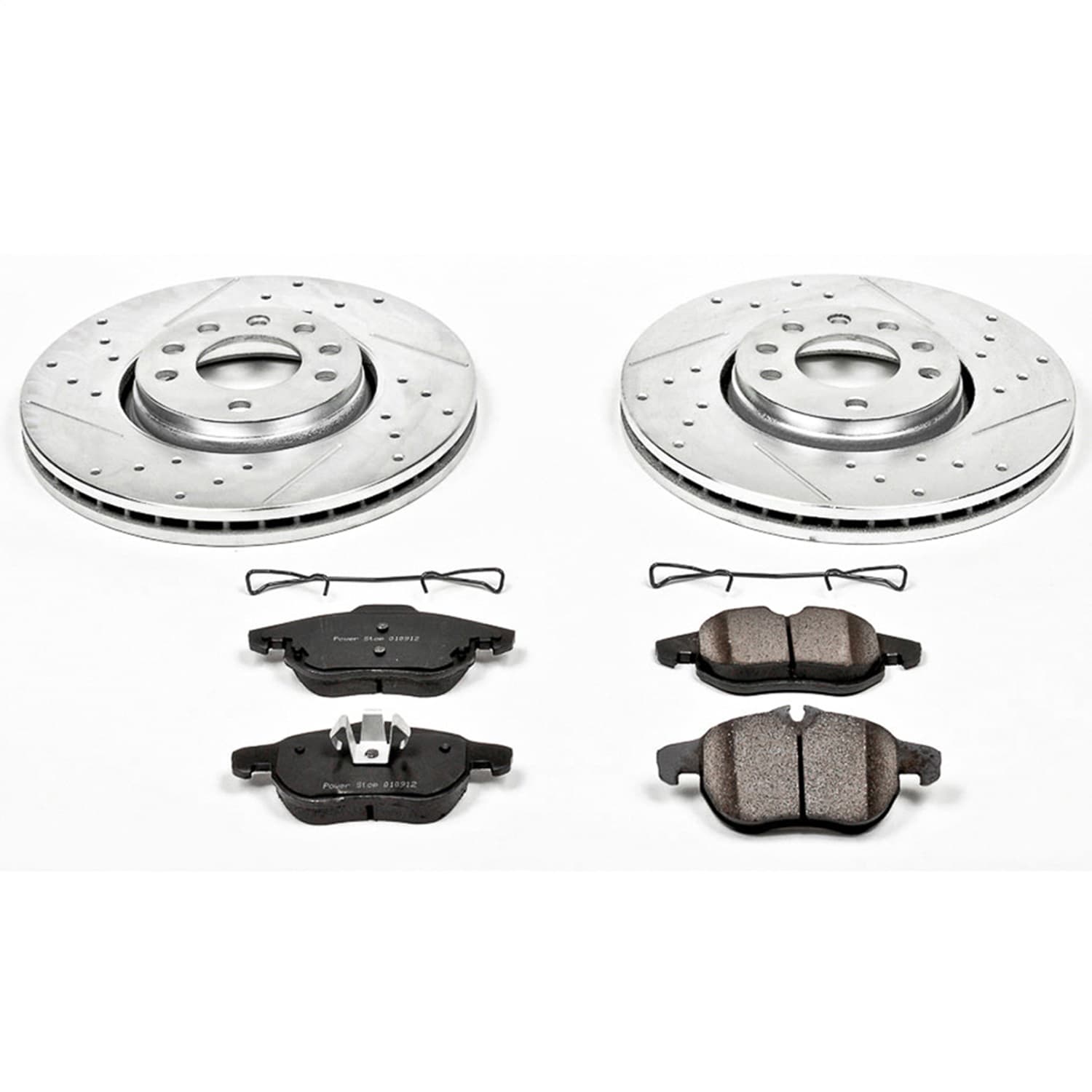 Power Stop - K985 - Front - Disc Brake Pad and Rotor Kit image 1