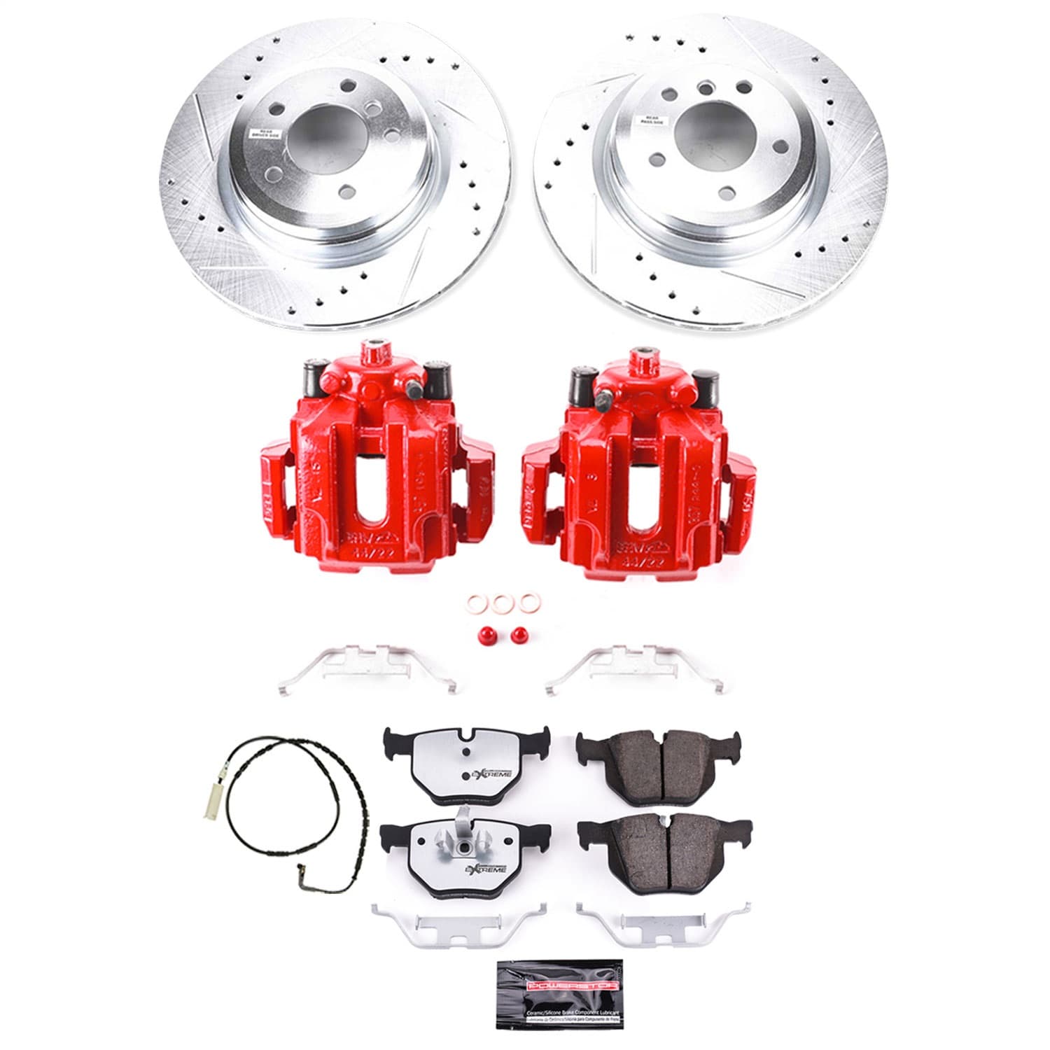 Power Stop - KC045-26 - Rear - Disc Brake Pad/Caliper and Rotor Kit image 8