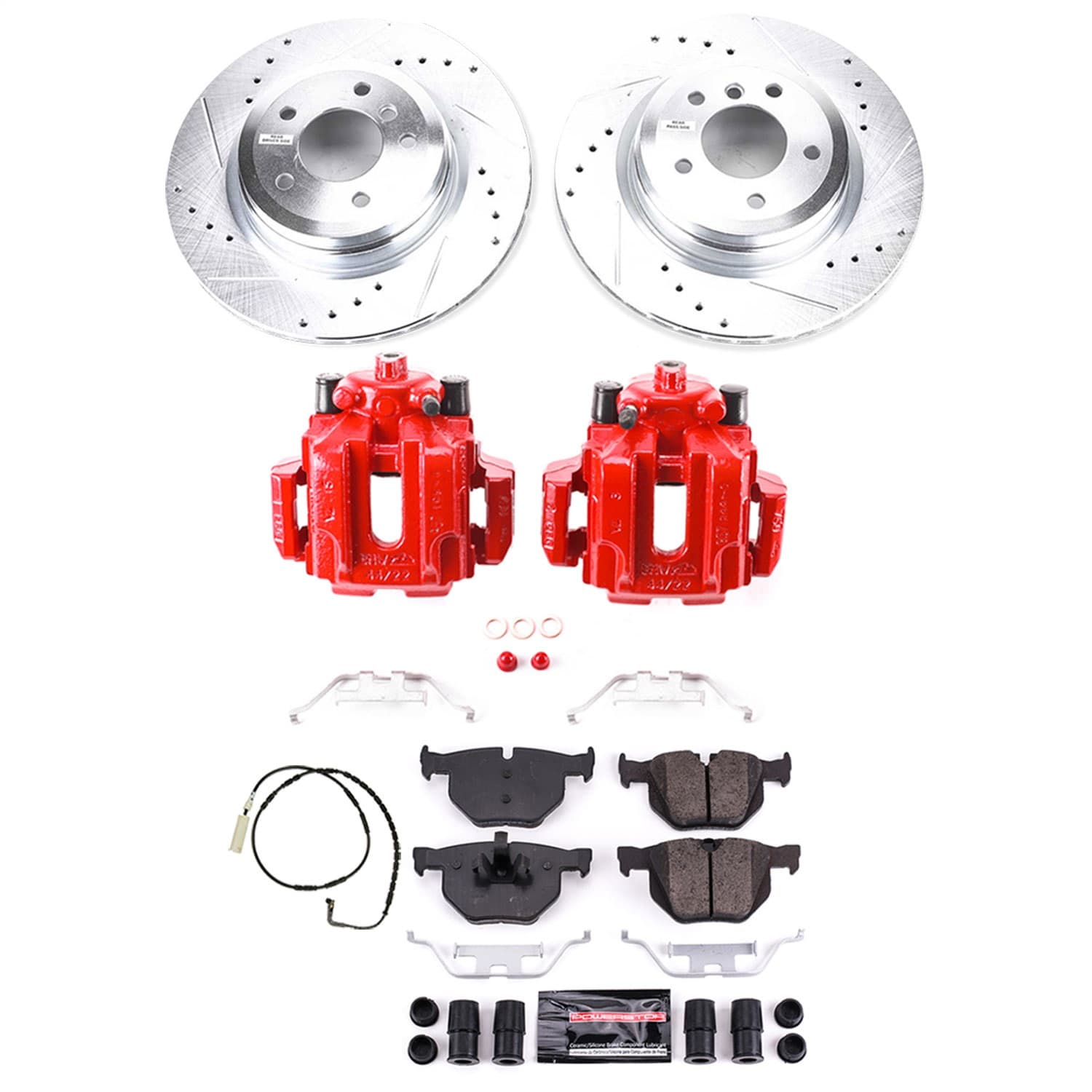Power Stop - KC045 - Rear - Disc Brake Pad/Caliper and Rotor Kit image 10