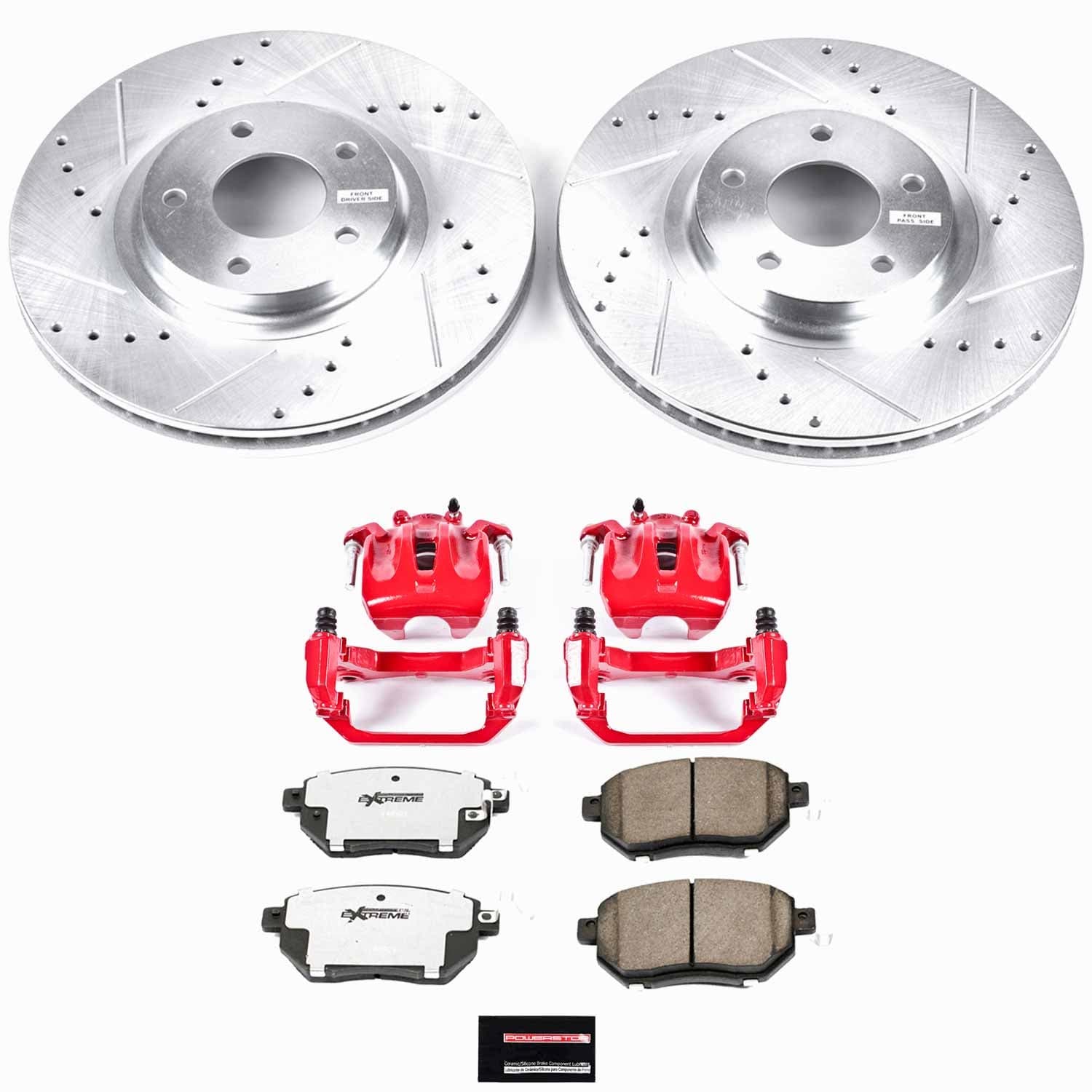 Power Stop - KC091A-26 - Front - Disc Brake Pad/Caliper and Rotor Kit image 8