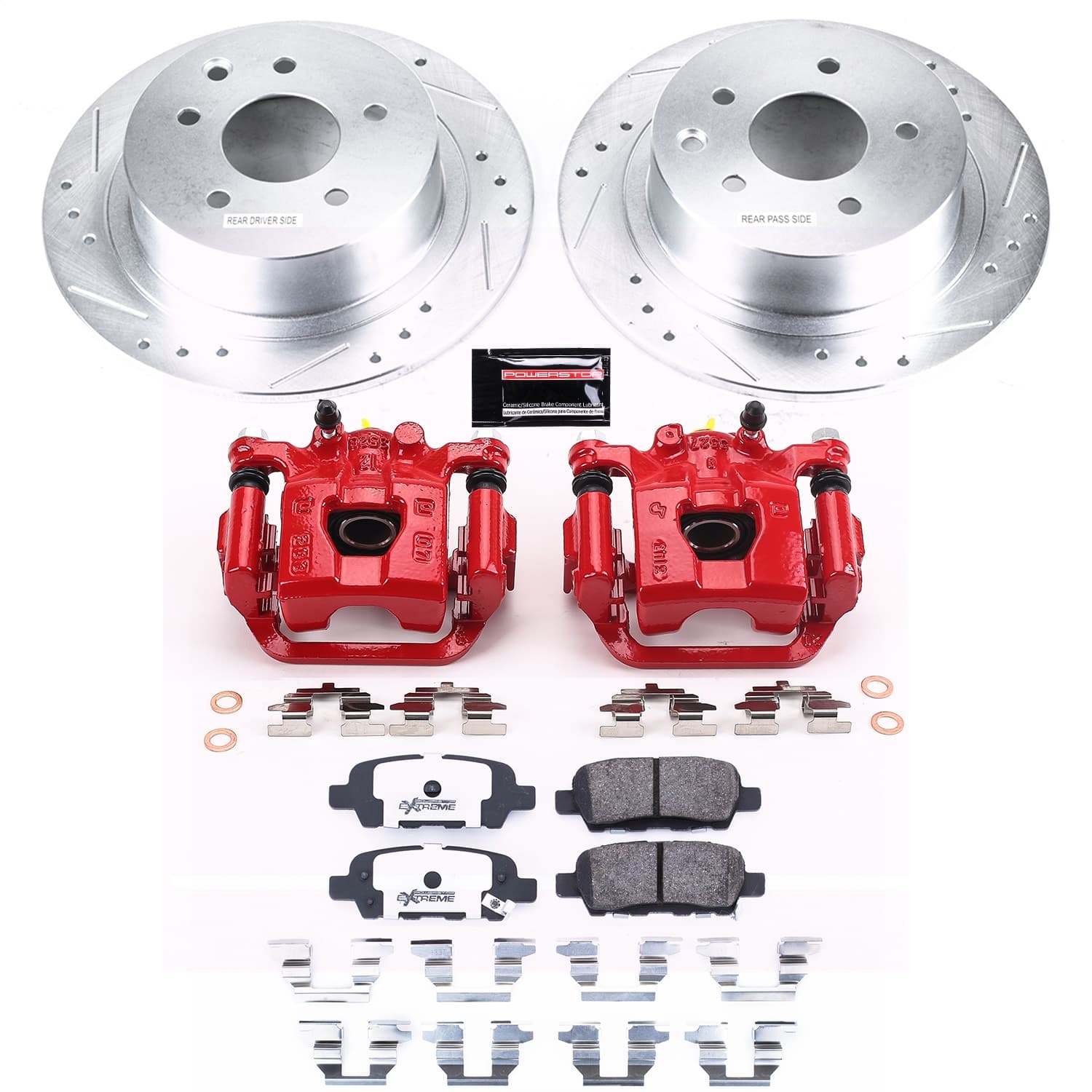 Power Stop - KC098B-26 - Rear - Disc Brake Pad/Caliper and Rotor Kit image 8