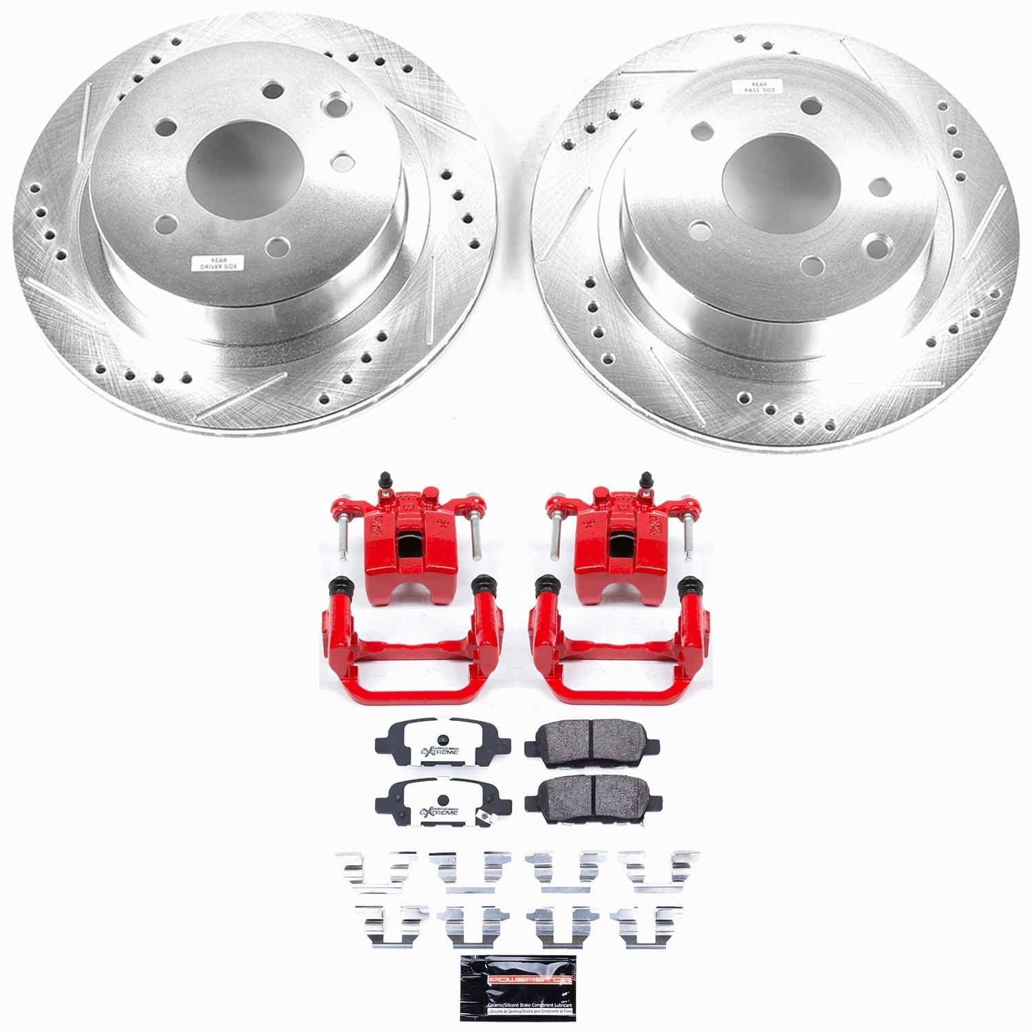 Power Stop - KC103-26 - Rear - Disc Brake Pad/Caliper and Rotor Kit image 8