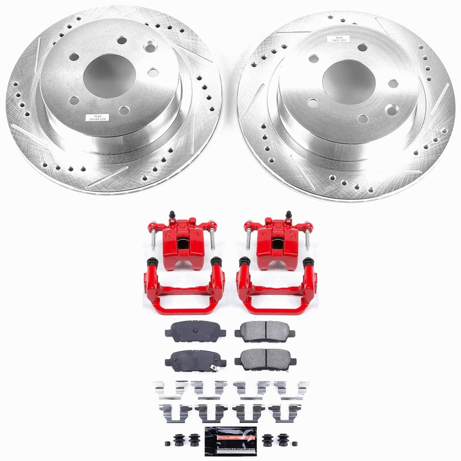Power Stop - KC103 - Rear - Disc Brake Pad/Caliper and Rotor Kit image 10