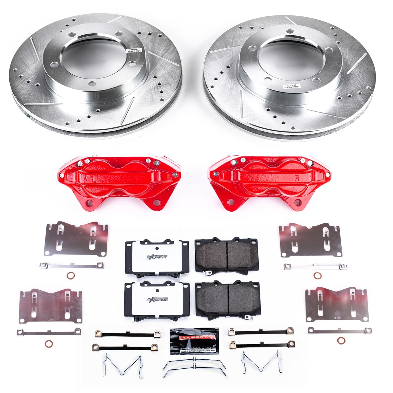 Power Stop - KC1132-36 - Front - Disc Brake Pad/Caliper and Rotor Kit image 1