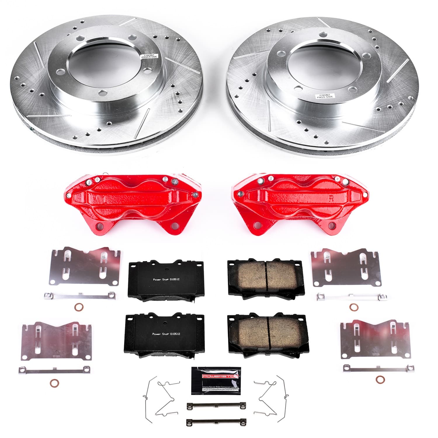 Power Stop - KC1132 - Front - Disc Brake Pad/Caliper and Rotor Kit image 1