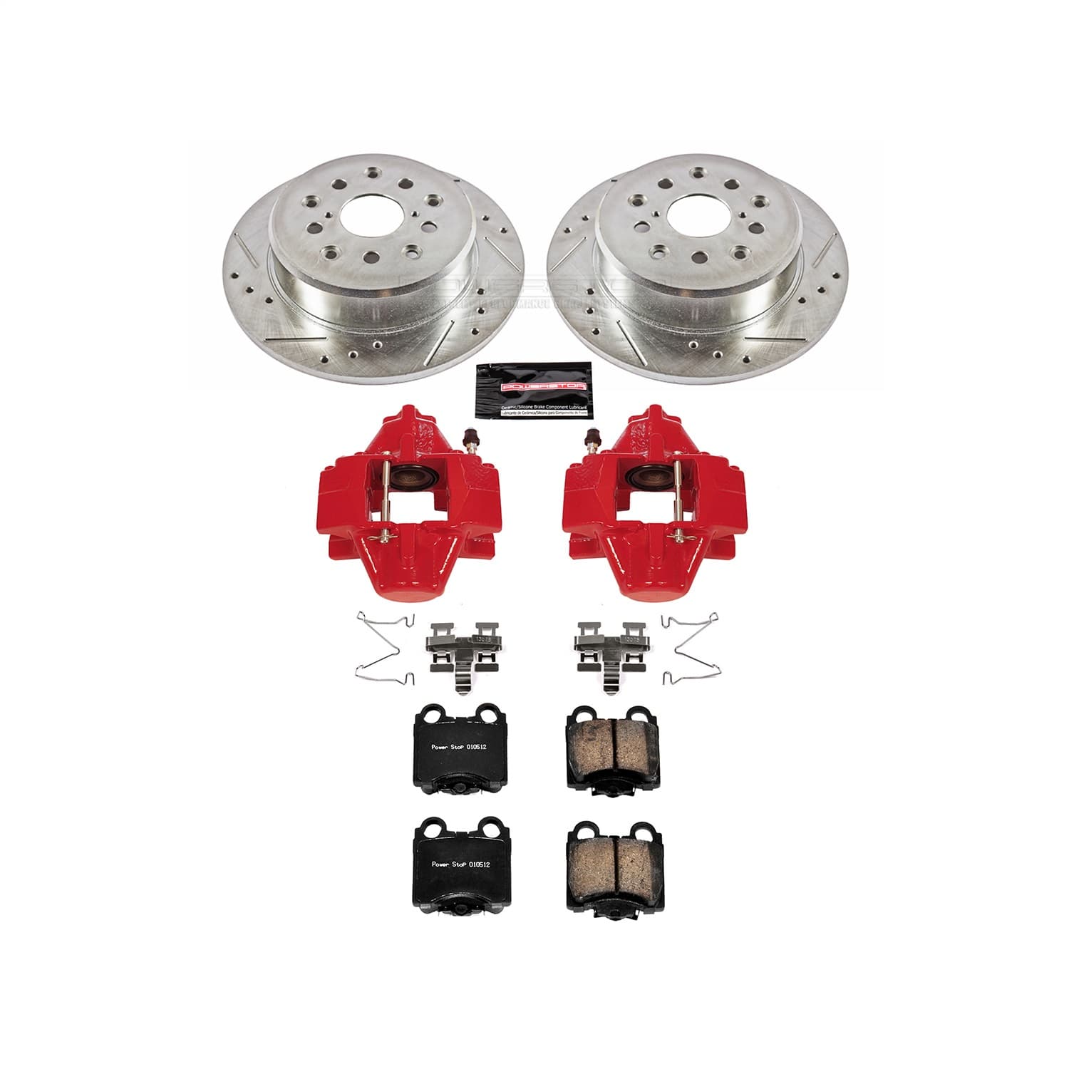 Power Stop - KC1149 - Rear - Disc Brake Pad/Caliper and Rotor Kit image 1