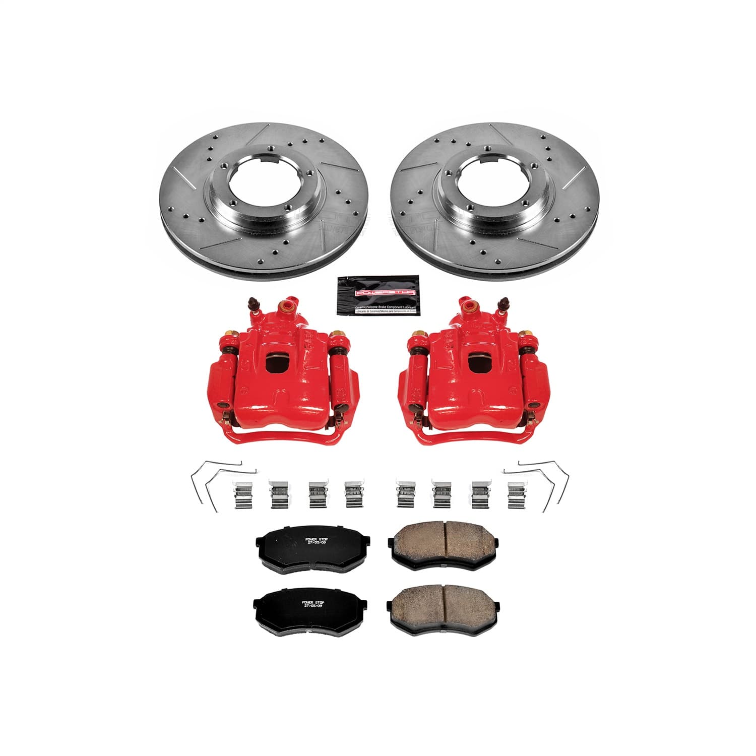 Power Stop - KC1232 - Front - Disc Brake Pad/Caliper and Rotor Kit image 1