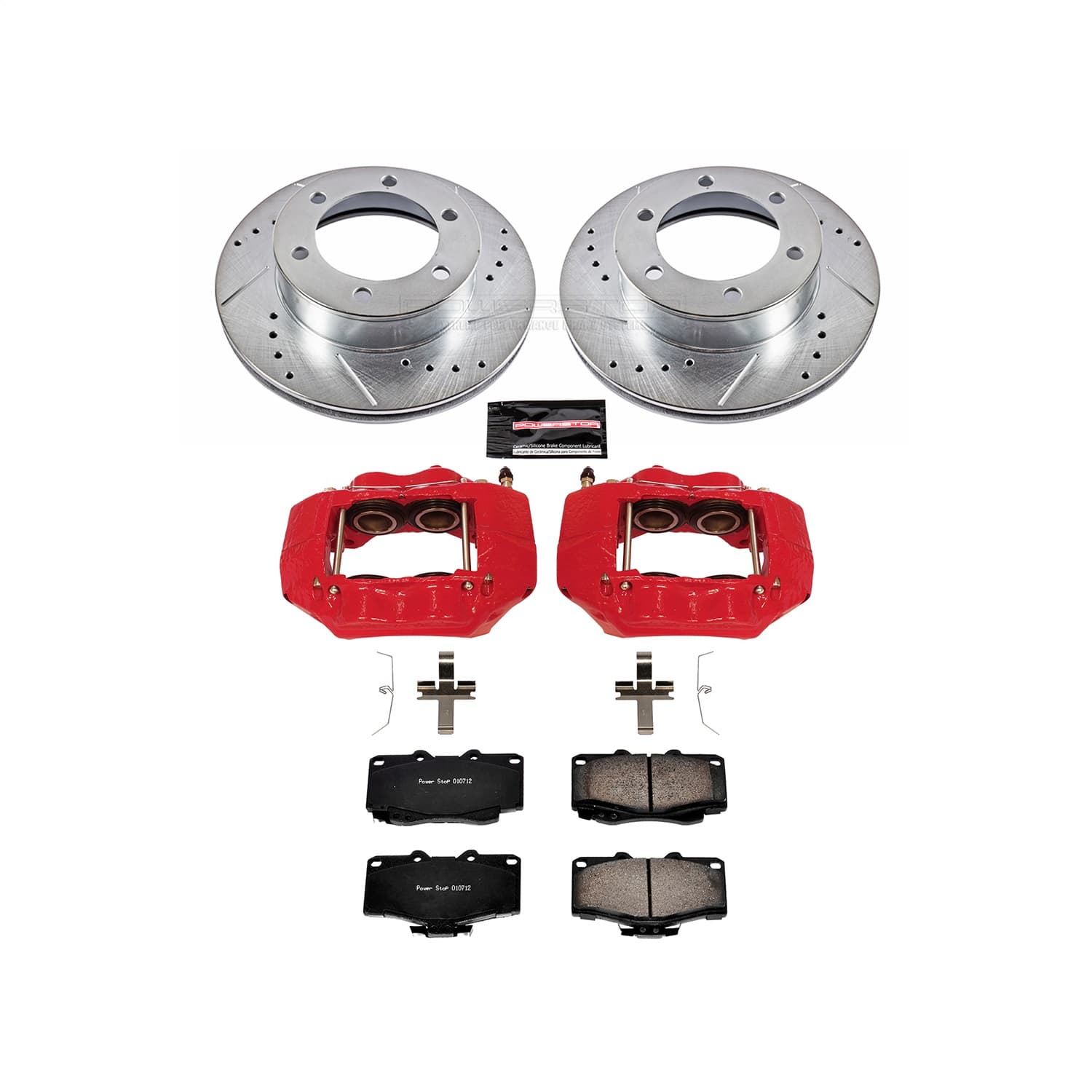 Power Stop - KC1233A - Front - Disc Brake Pad/Caliper and Rotor Kit image 1