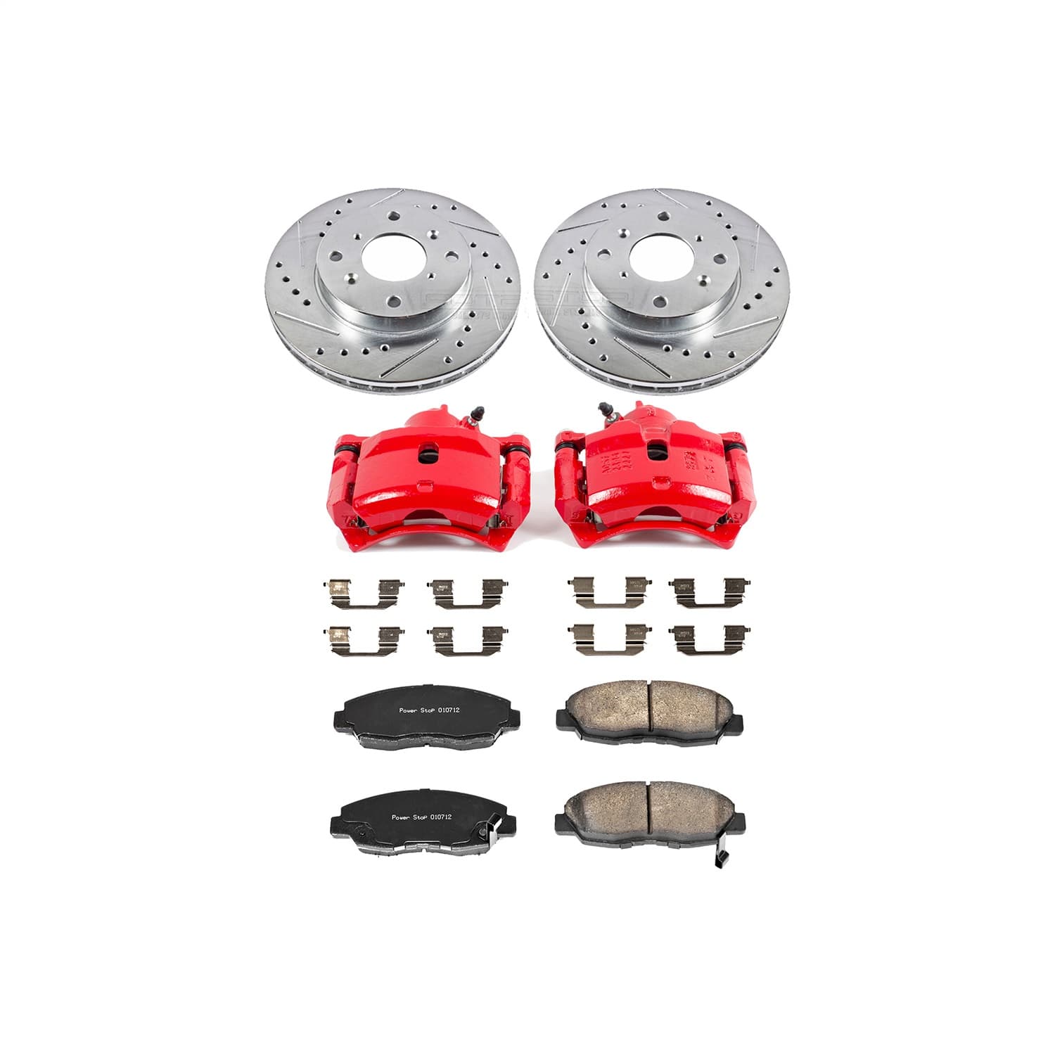 Power Stop - KC1239 - Front - Disc Brake Pad/Caliper and Rotor Kit image 1