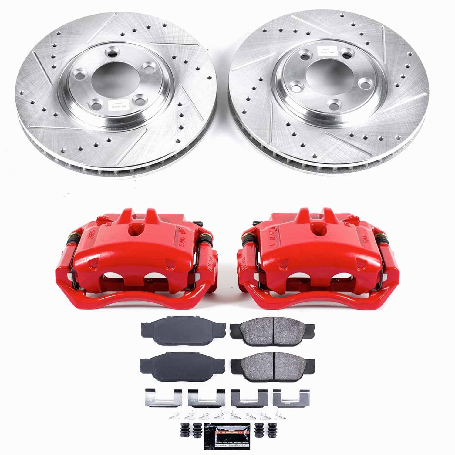 Power Stop - KC1351 - Front - Disc Brake Pad/Caliper and Rotor Kit image 1