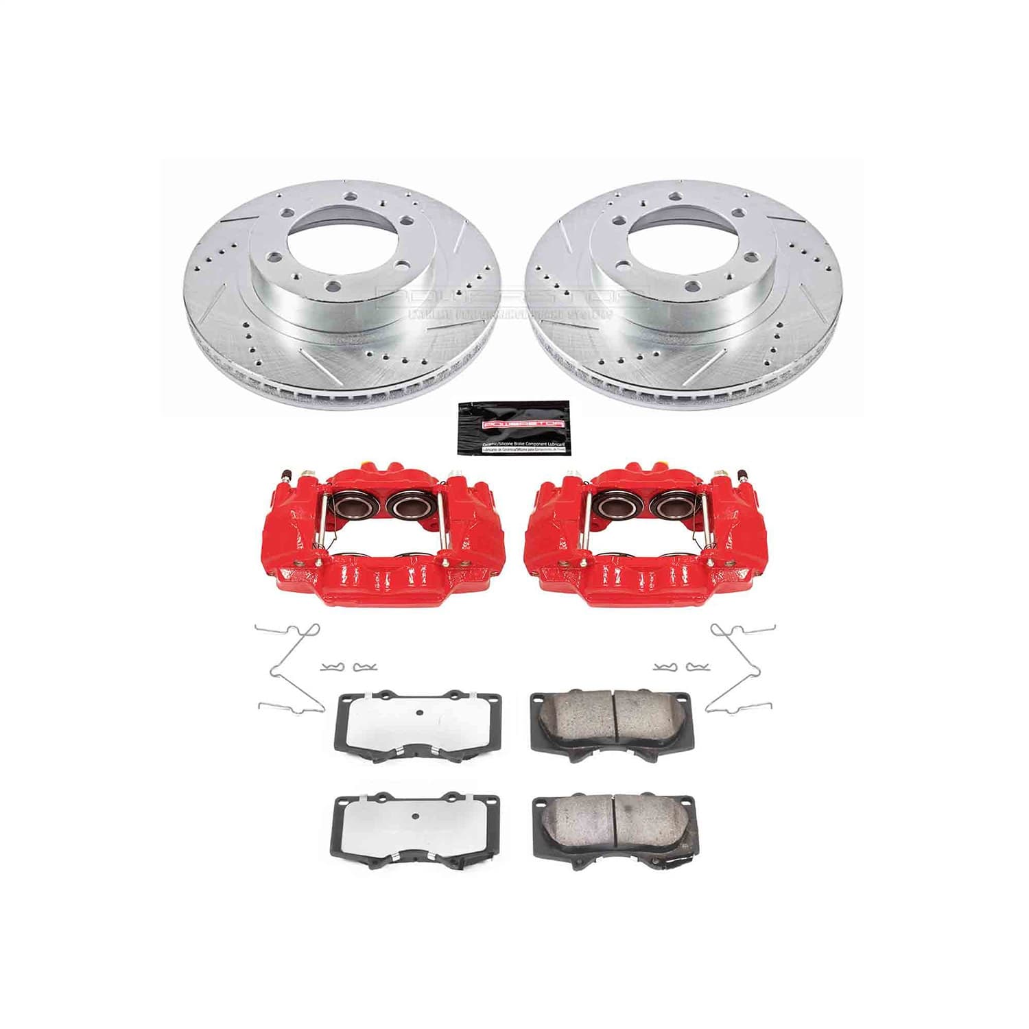 Power Stop - KC137-36 - Front - Disc Brake Pad/Caliper and Rotor Kit image 1