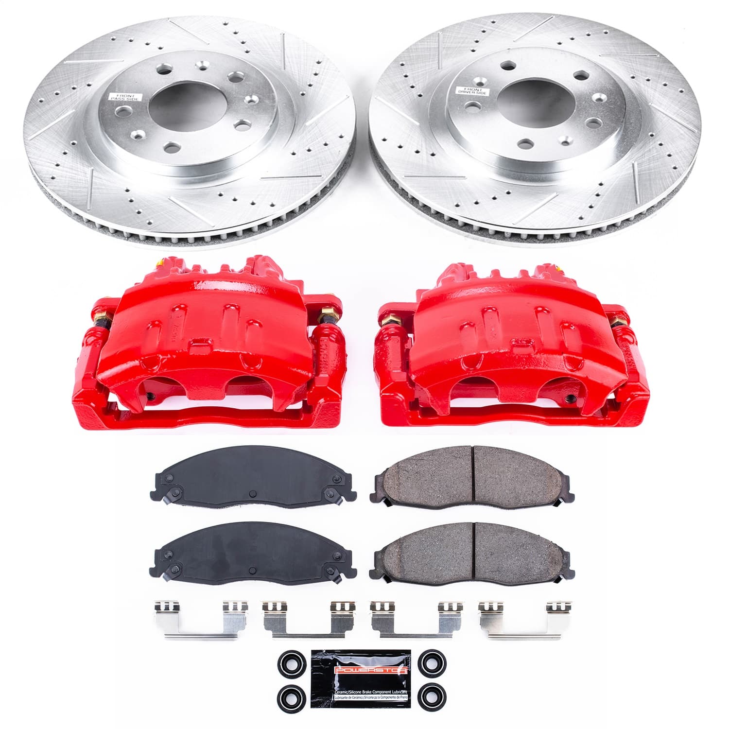 Power Stop - KC1419 - Front - Disc Brake Pad/Caliper and Rotor Kit image 1