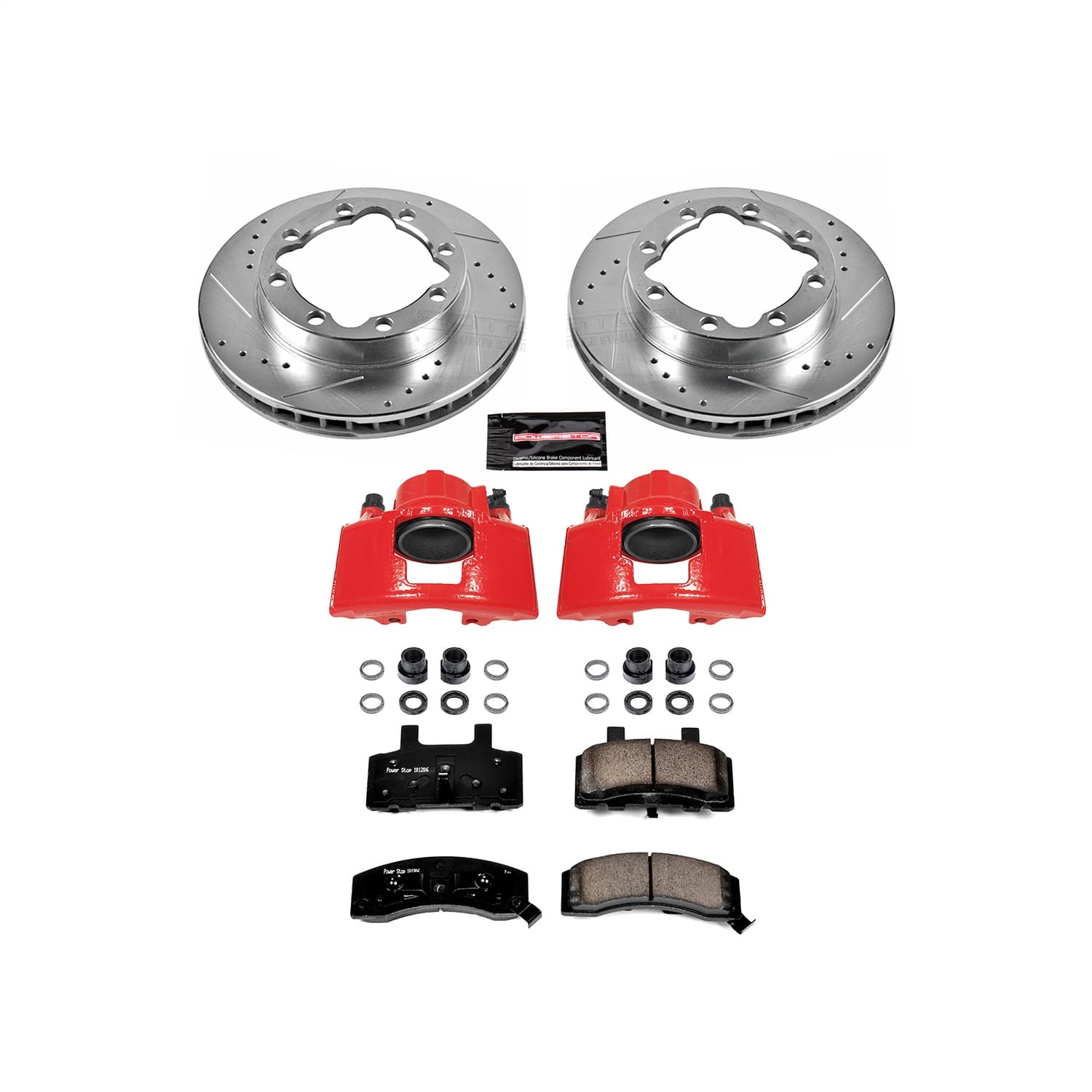 Power Stop - KC1524 - Front - Disc Brake Pad/Caliper and Rotor Kit image 1