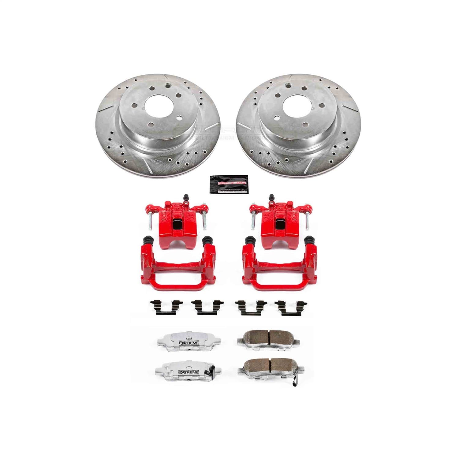 Power Stop - KC179-26 - Rear - Disc Brake Pad/Caliper and Rotor Kit image 1