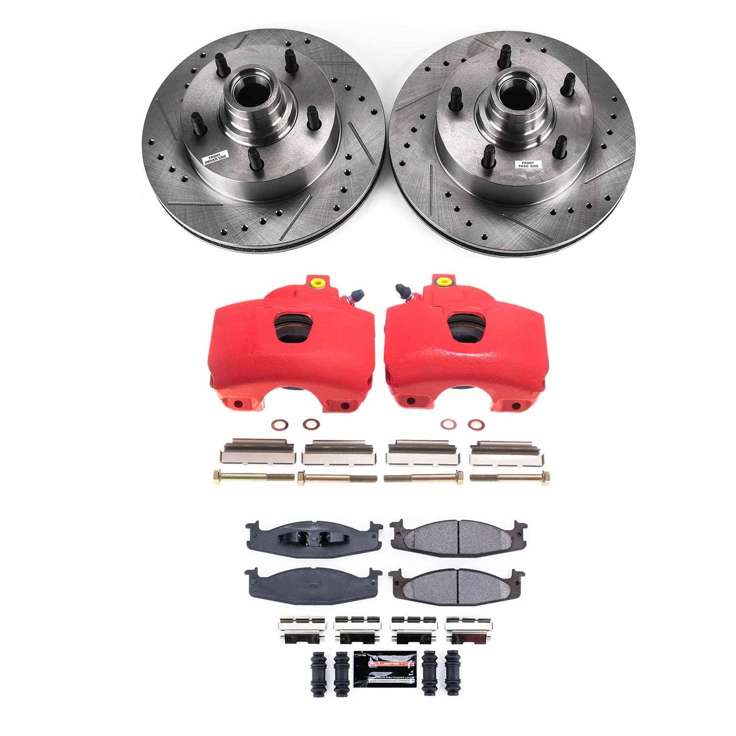 Power Stop - KC1832 - Front - Disc Brake Pad/Caliper and Rotor Kit image 1