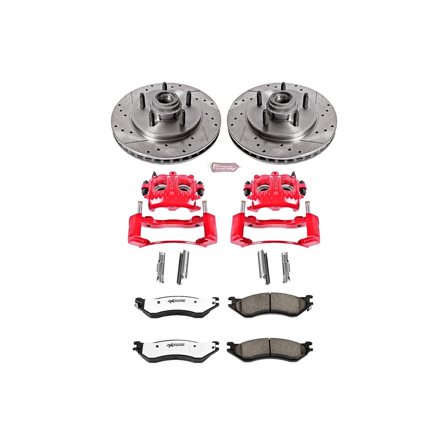 Power Stop - KC1916-36 - Front - Disc Brake Pad/Caliper and Rotor Kit image 1