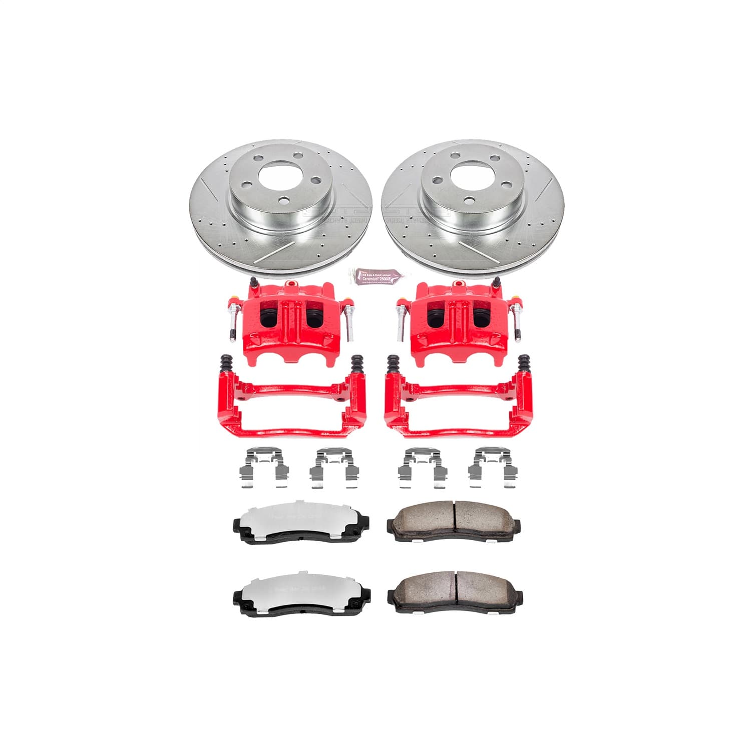 Power Stop - KC1923-36 - Front - Disc Brake Pad/Caliper and Rotor Kit image 1