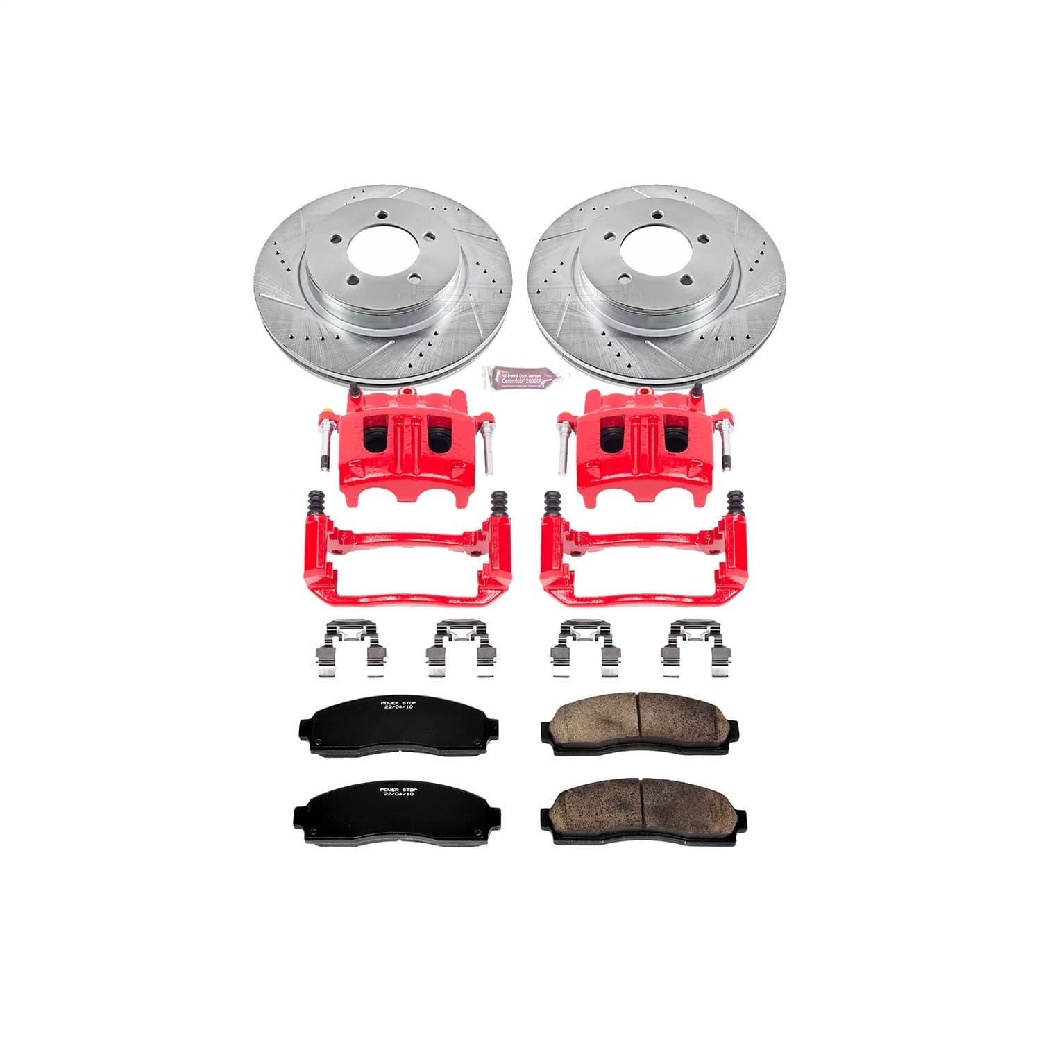Power Stop - KC1931 - Front - Disc Brake Pad/Caliper and Rotor Kit image 1