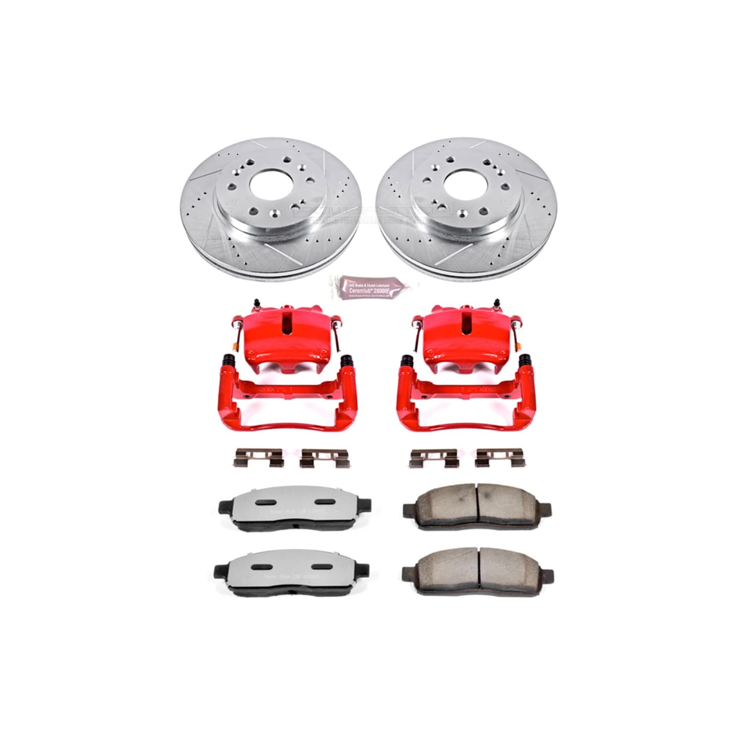 Power Stop - KC1943A-36 - Front - Disc Brake Pad/Caliper and Rotor Kit image 1