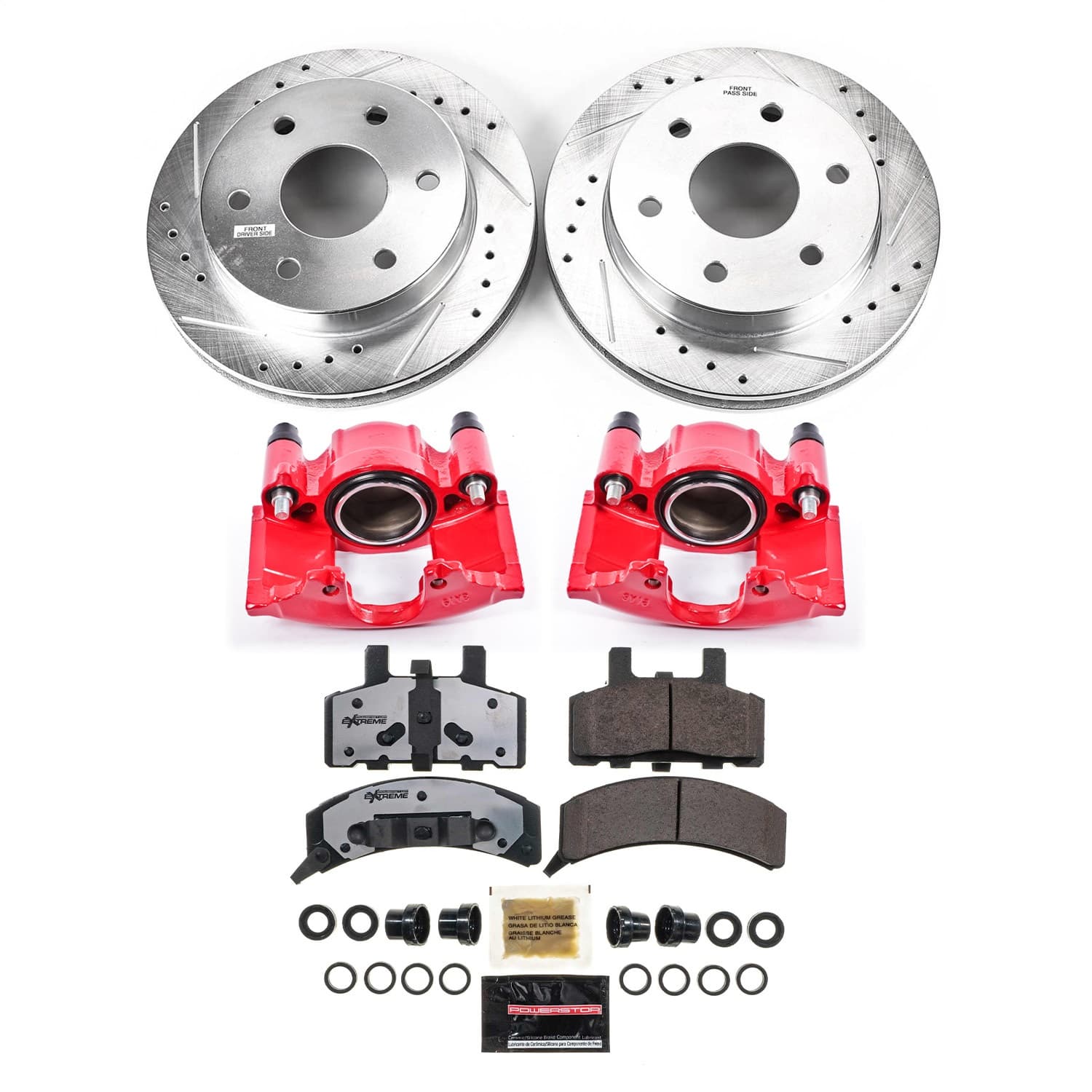 Power Stop - KC1970-36 - Front - Disc Brake Pad/Caliper and Rotor Kit image 1