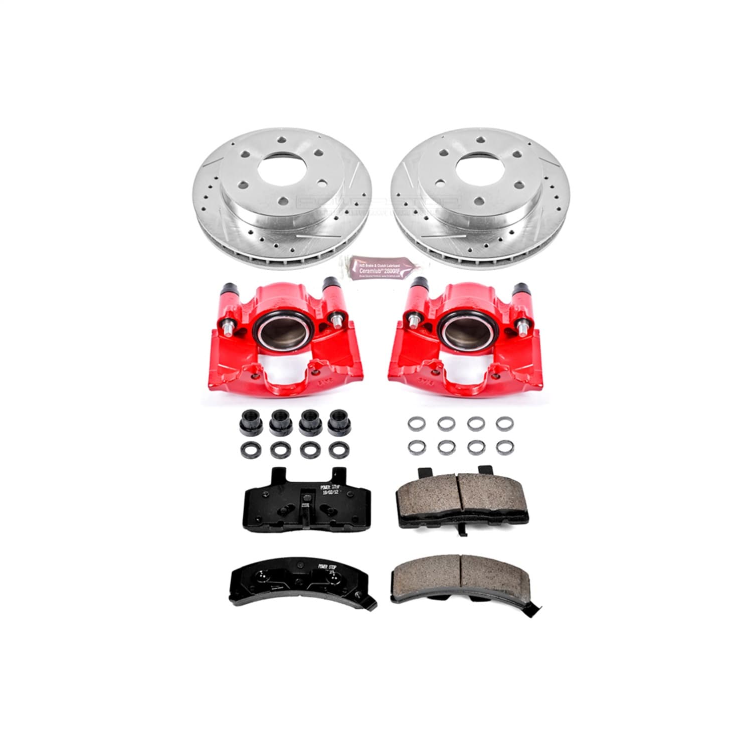 Power Stop - KC1970 - Front - Disc Brake Pad/Caliper and Rotor Kit image 1