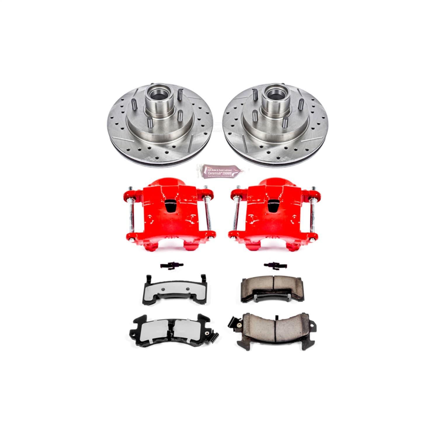 Power Stop - KC1985-36 - Front - Disc Brake Pad/Caliper and Rotor Kit image 1