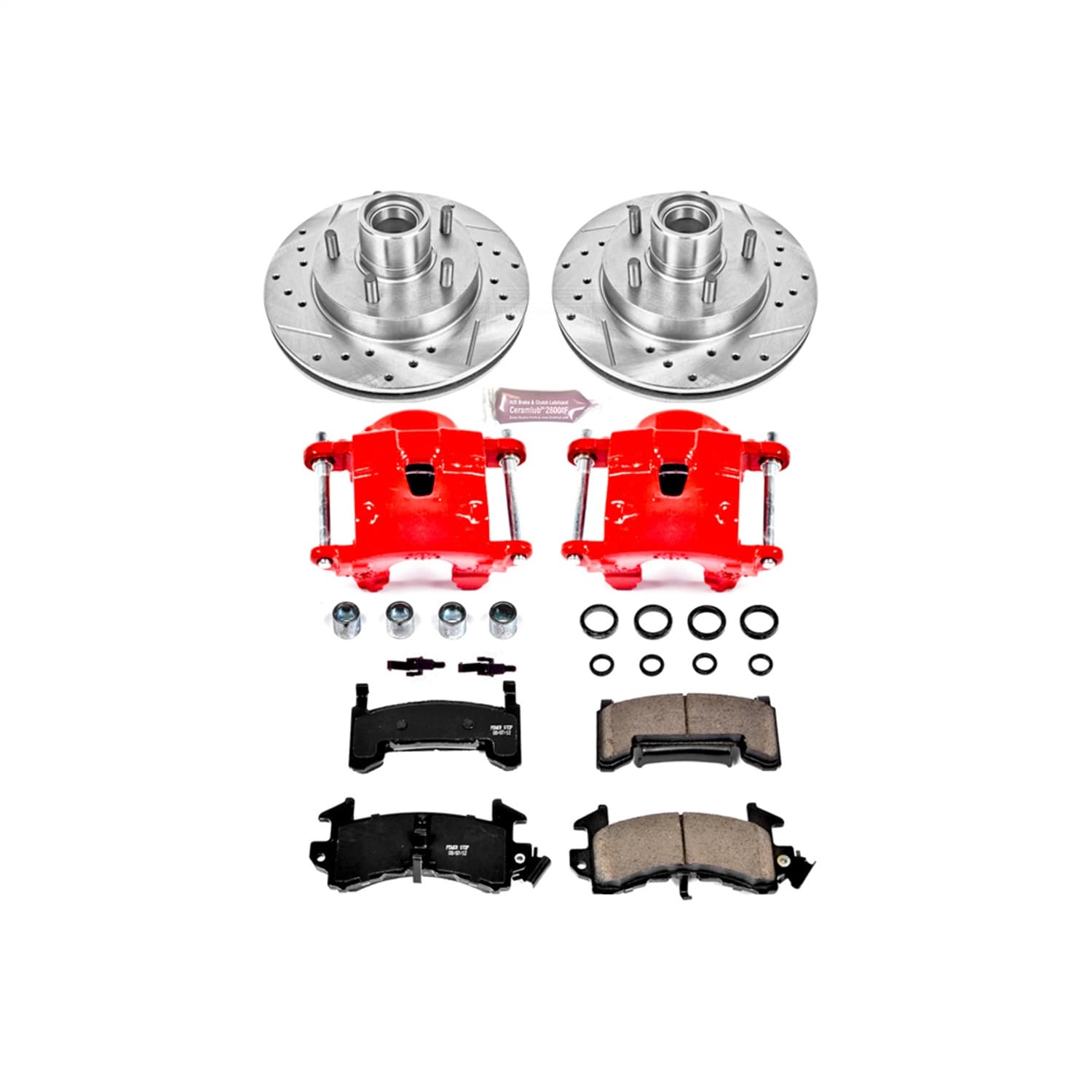 Power Stop - KC1985 - Front - Disc Brake Pad/Caliper and Rotor Kit image 1