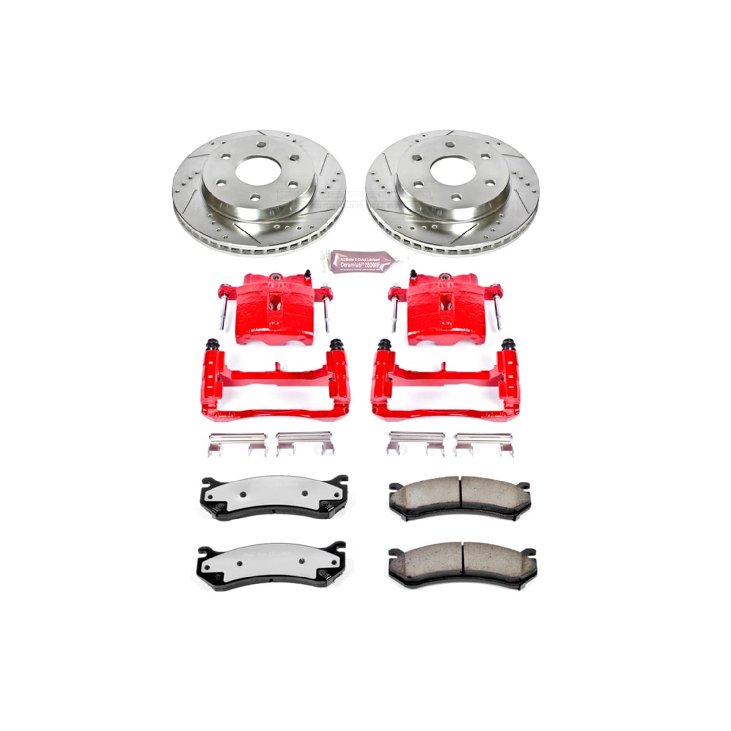 Power Stop - KC2009-36 - Front - Disc Brake Pad/Caliper and Rotor Kit image 1