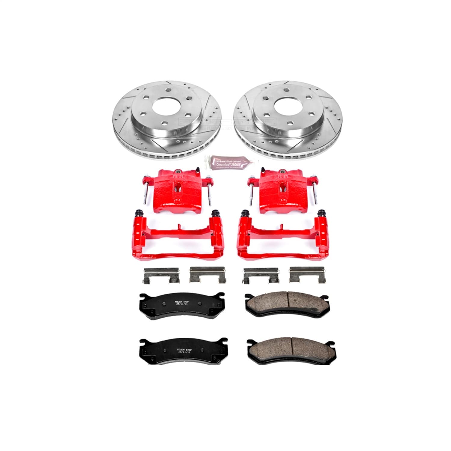 Power Stop - KC2009 - Front - Disc Brake Pad/Caliper and Rotor Kit image 1