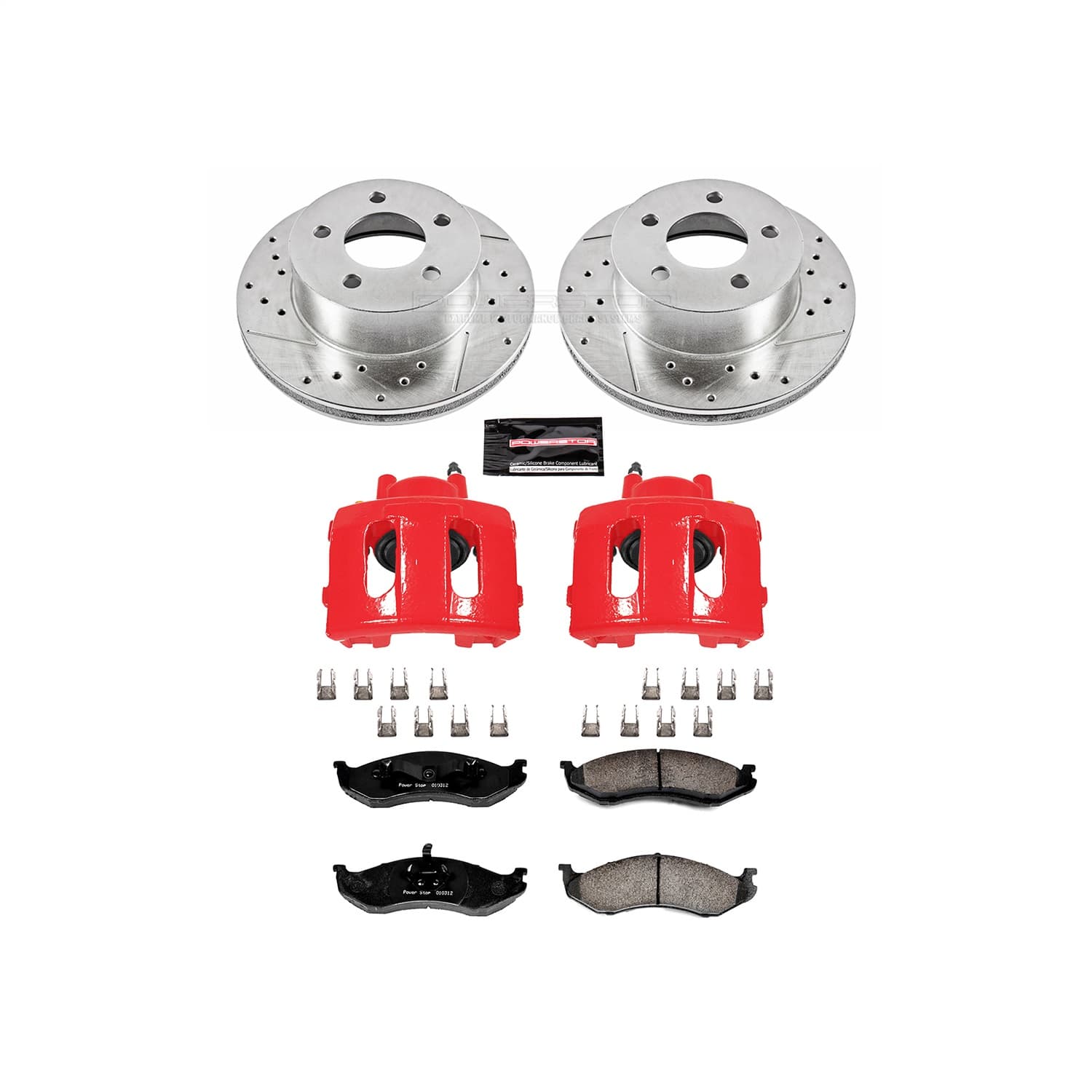 Power Stop - KC2119 - Front - Disc Brake Pad/Caliper and Rotor Kit image 1