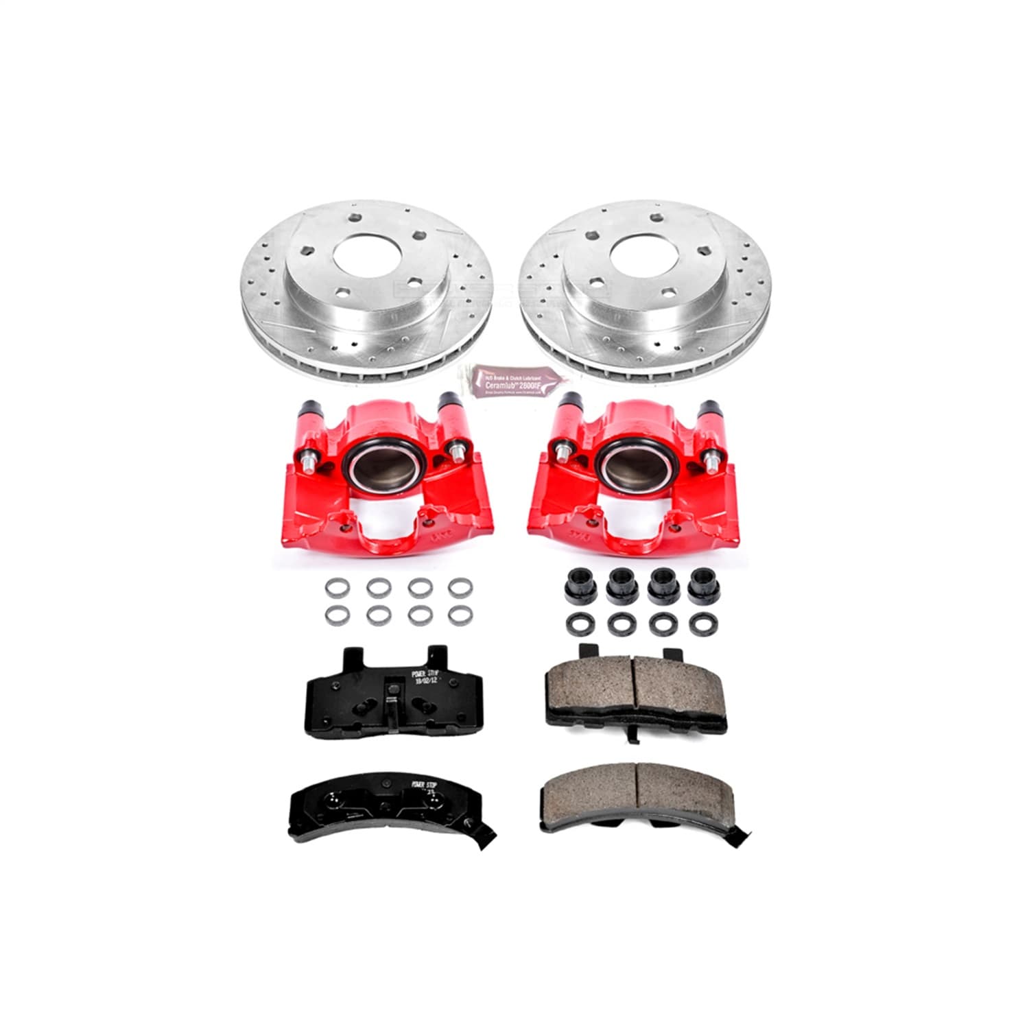 Power Stop - KC2126 - Front - Disc Brake Pad/Caliper and Rotor Kit image 1