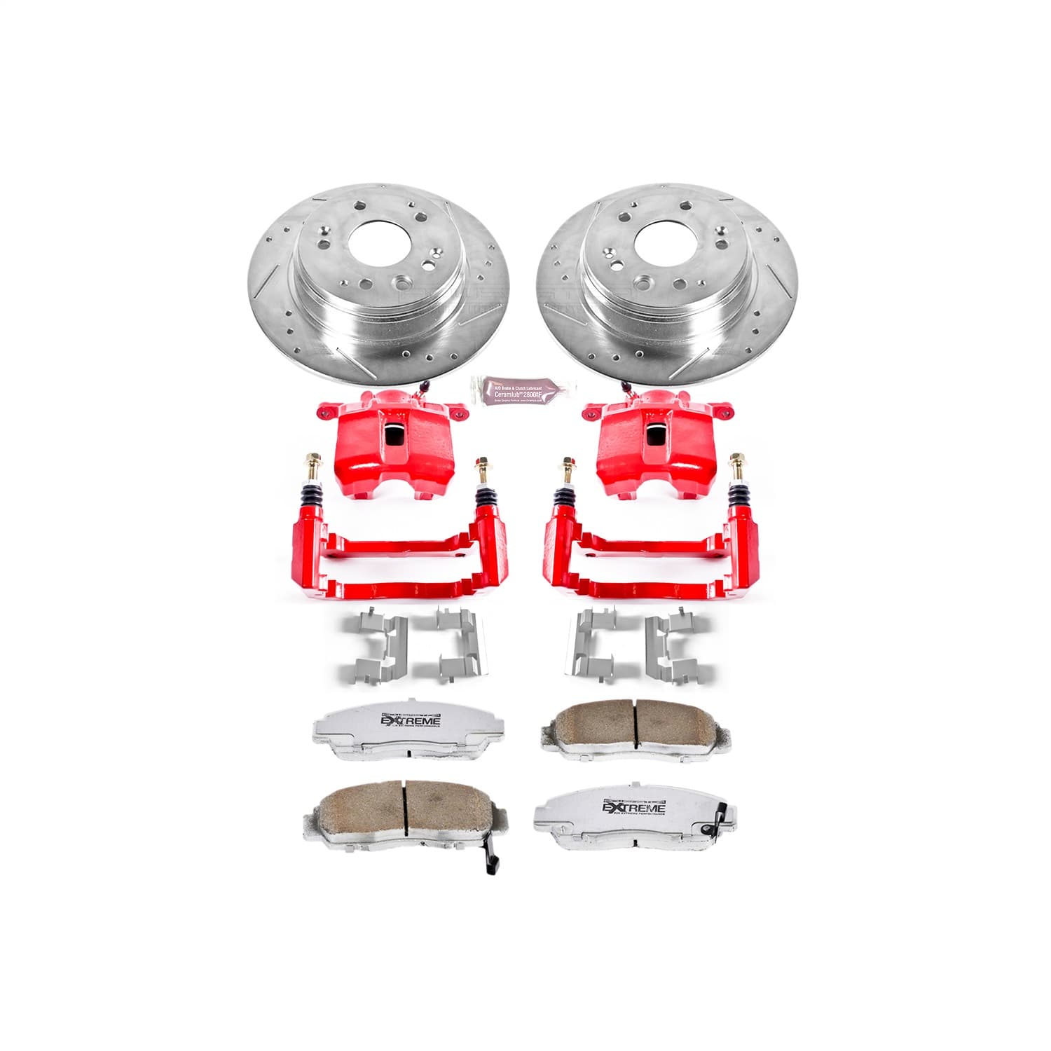 Power Stop - KC2292-26 - Front - Disc Brake Pad/Caliper and Rotor Kit image 1