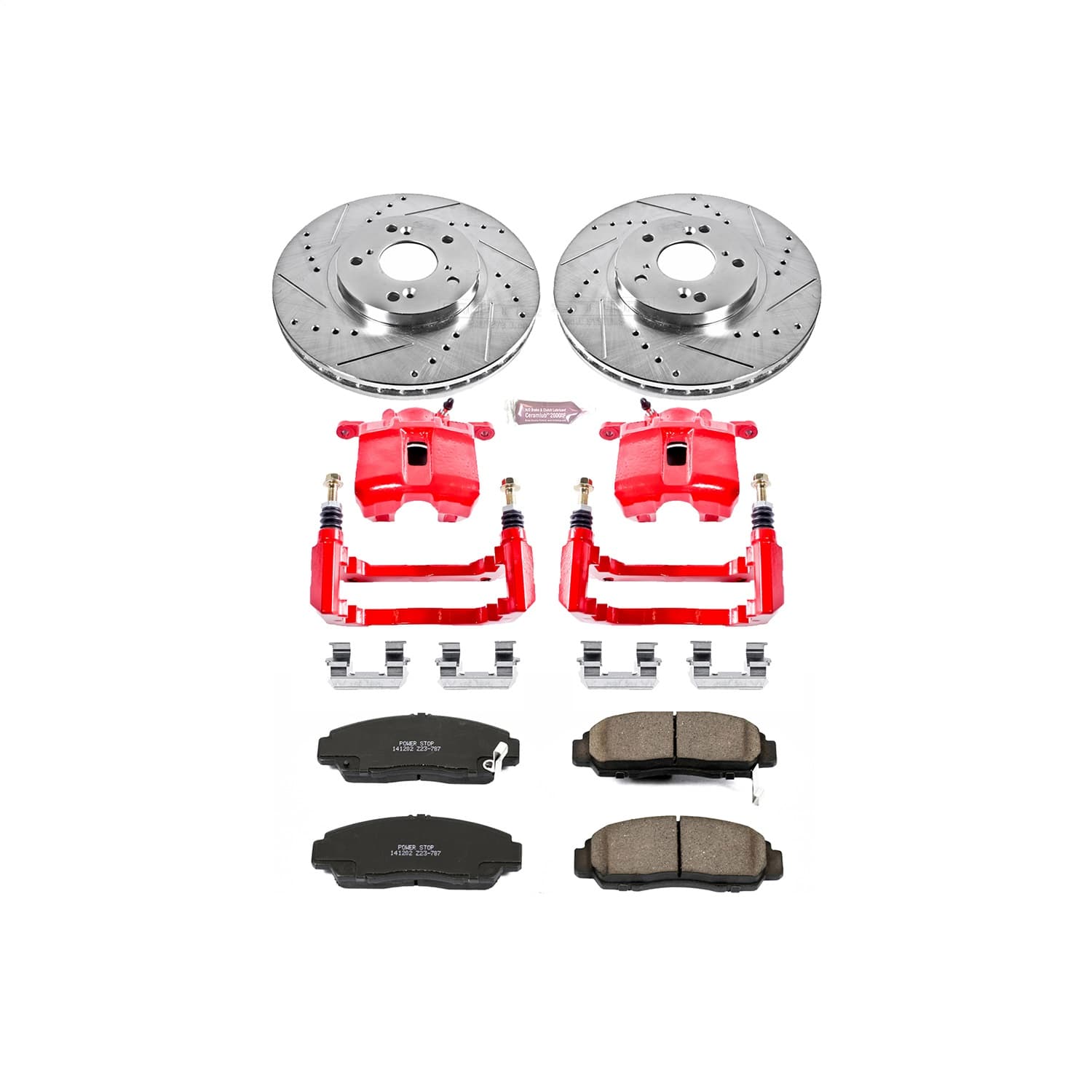 Power Stop - KC2292 - Front - Disc Brake Pad/Caliper and Rotor Kit image 1