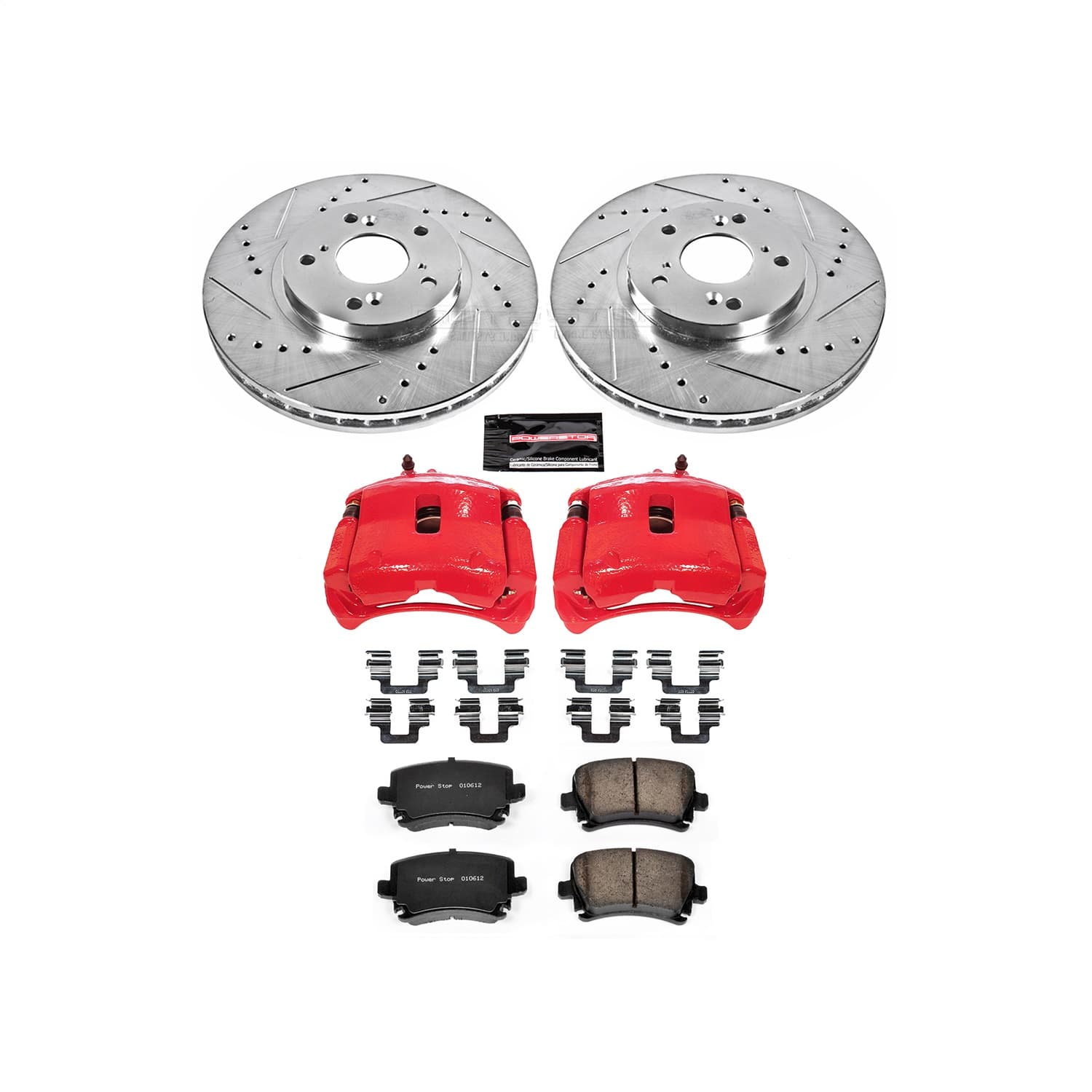 Power Stop - KC2299 - Front - Disc Brake Pad/Caliper and Rotor Kit image 1