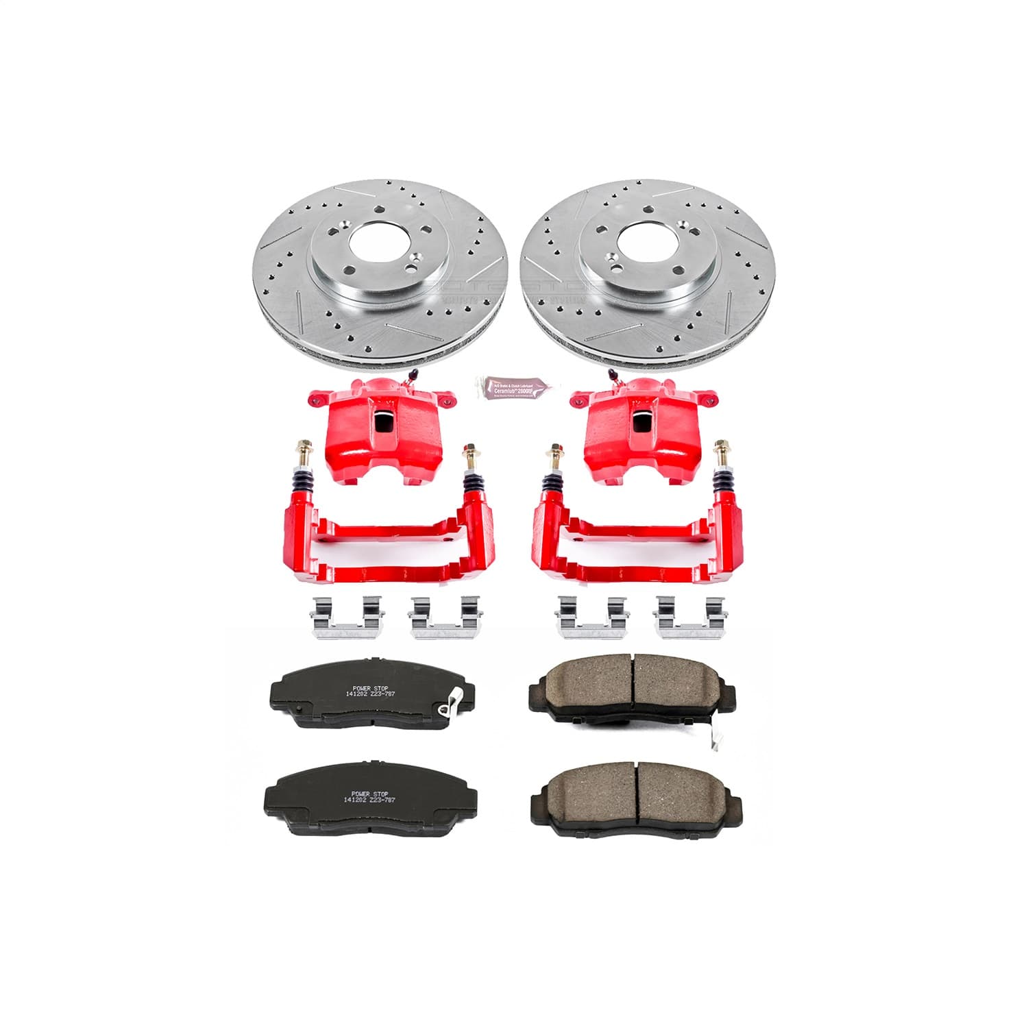 Power Stop - KC2309 - Front - Disc Brake Pad/Caliper and Rotor Kit image 1