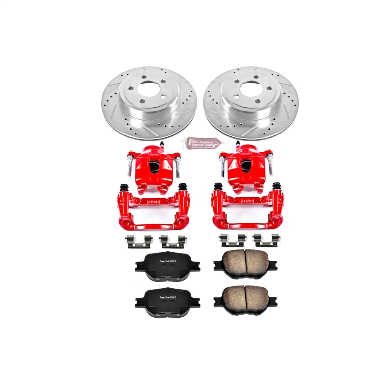 Power Stop - KC2313 - Front - Disc Brake Pad/Caliper and Rotor Kit image 1