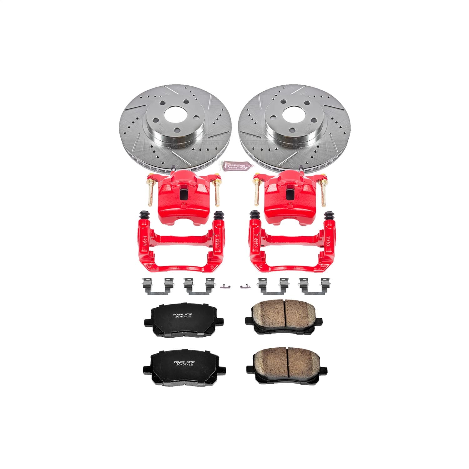 Power Stop - KC2316 - Front - Disc Brake Pad/Caliper and Rotor Kit image 1