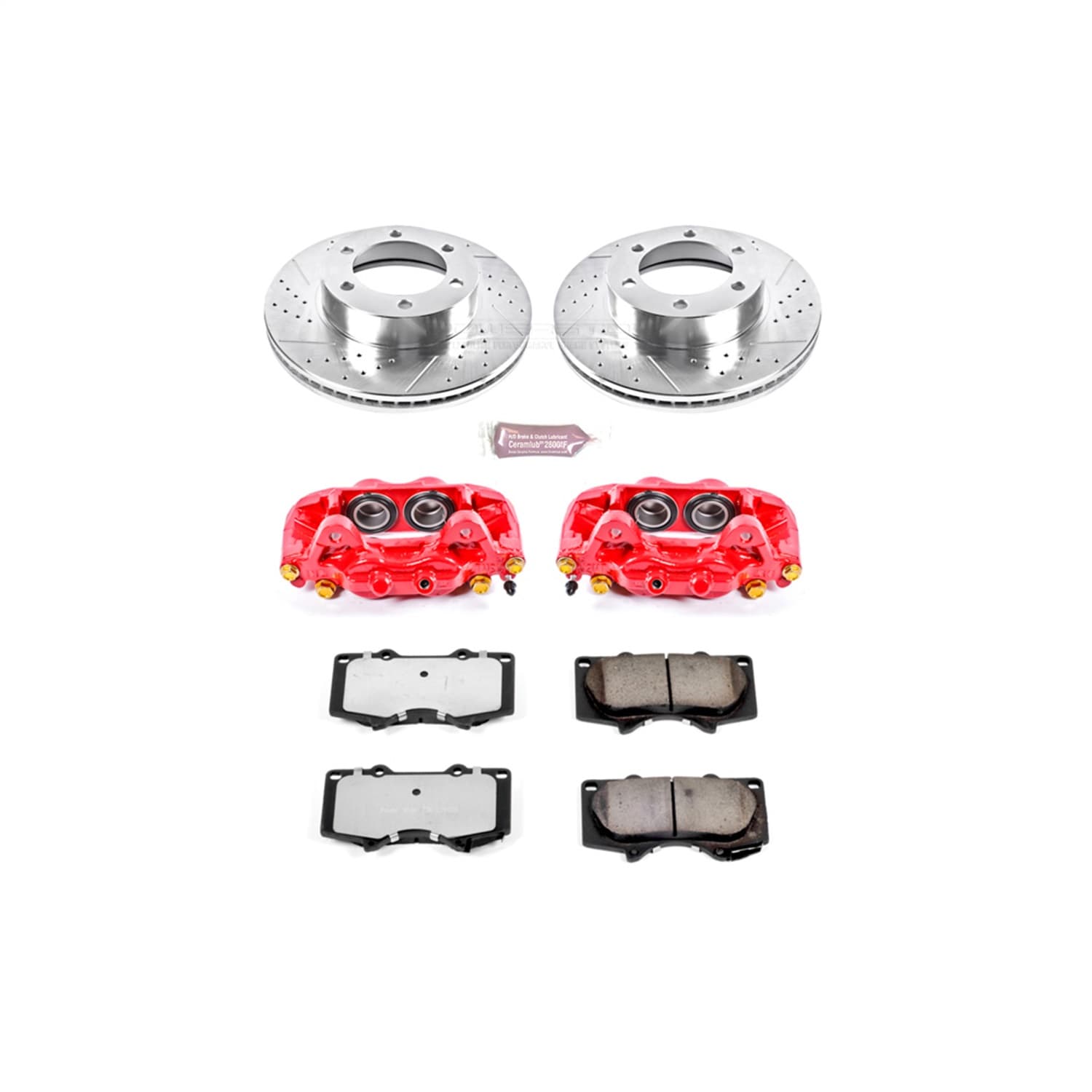 Power Stop - KC2324-36 - Front - Disc Brake Pad/Caliper and Rotor Kit image 1