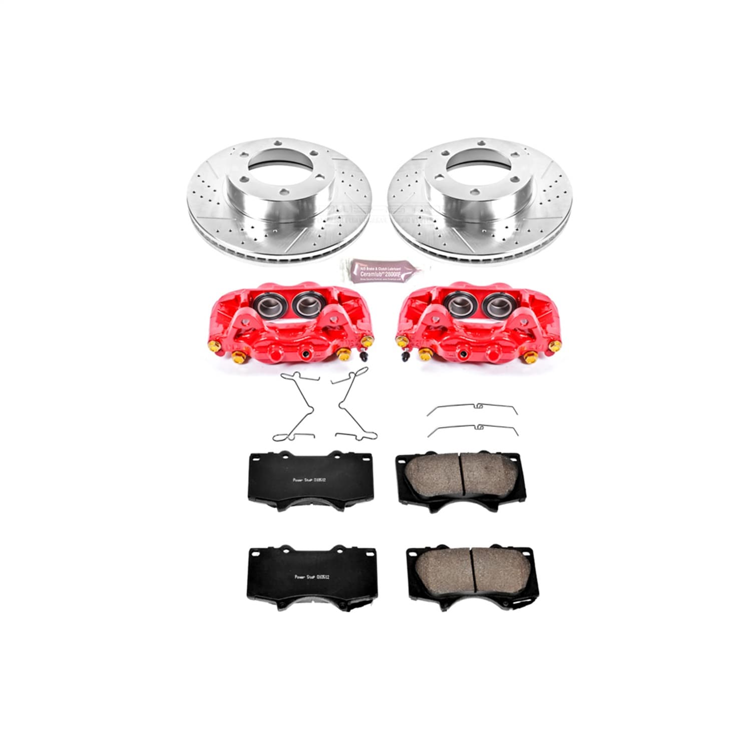 Power Stop - KC2324 - Front - Disc Brake Pad/Caliper and Rotor Kit image 1