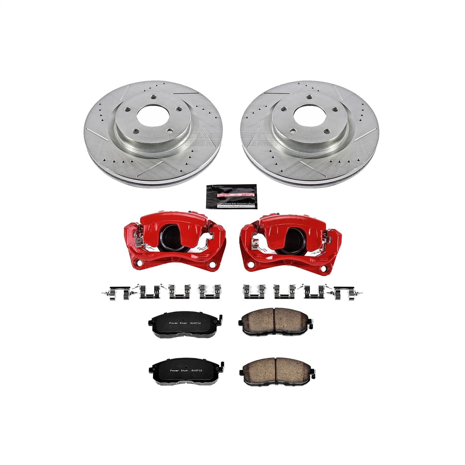Power Stop - KC241 - Front - Disc Brake Pad/Caliper and Rotor Kit image 1