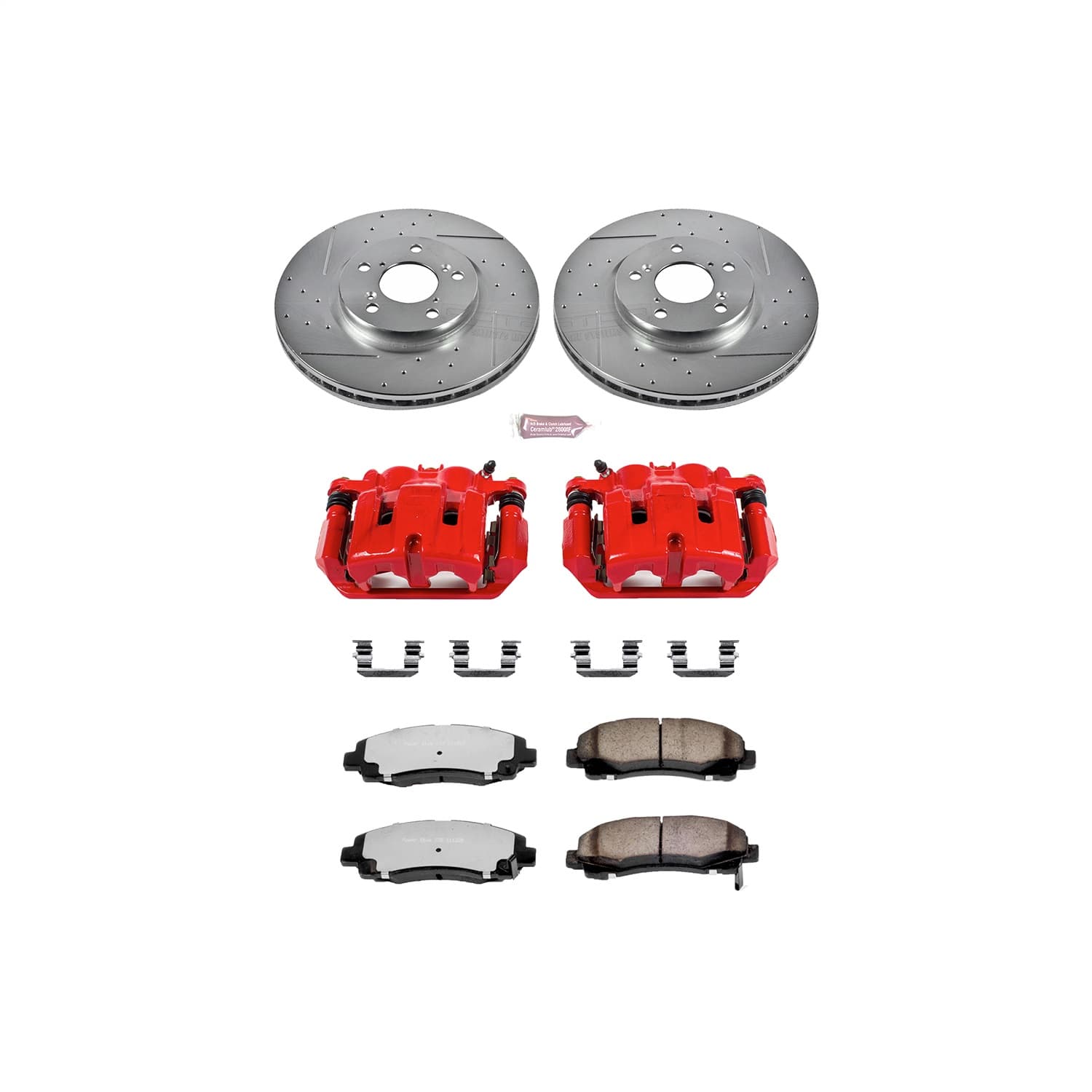 Power Stop - KC2429-36 - Front - Disc Brake Pad/Caliper and Rotor Kit image 1