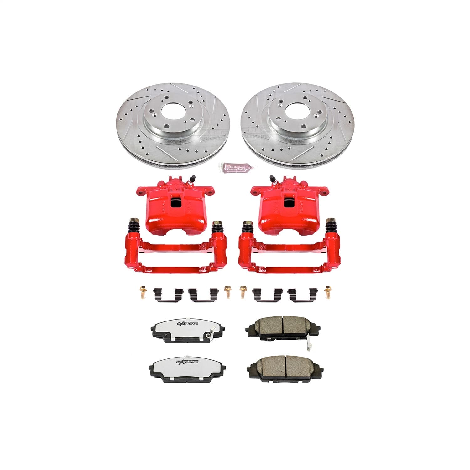 Power Stop - KC2439-26 - Front - Disc Brake Pad/Caliper and Rotor Kit image 1