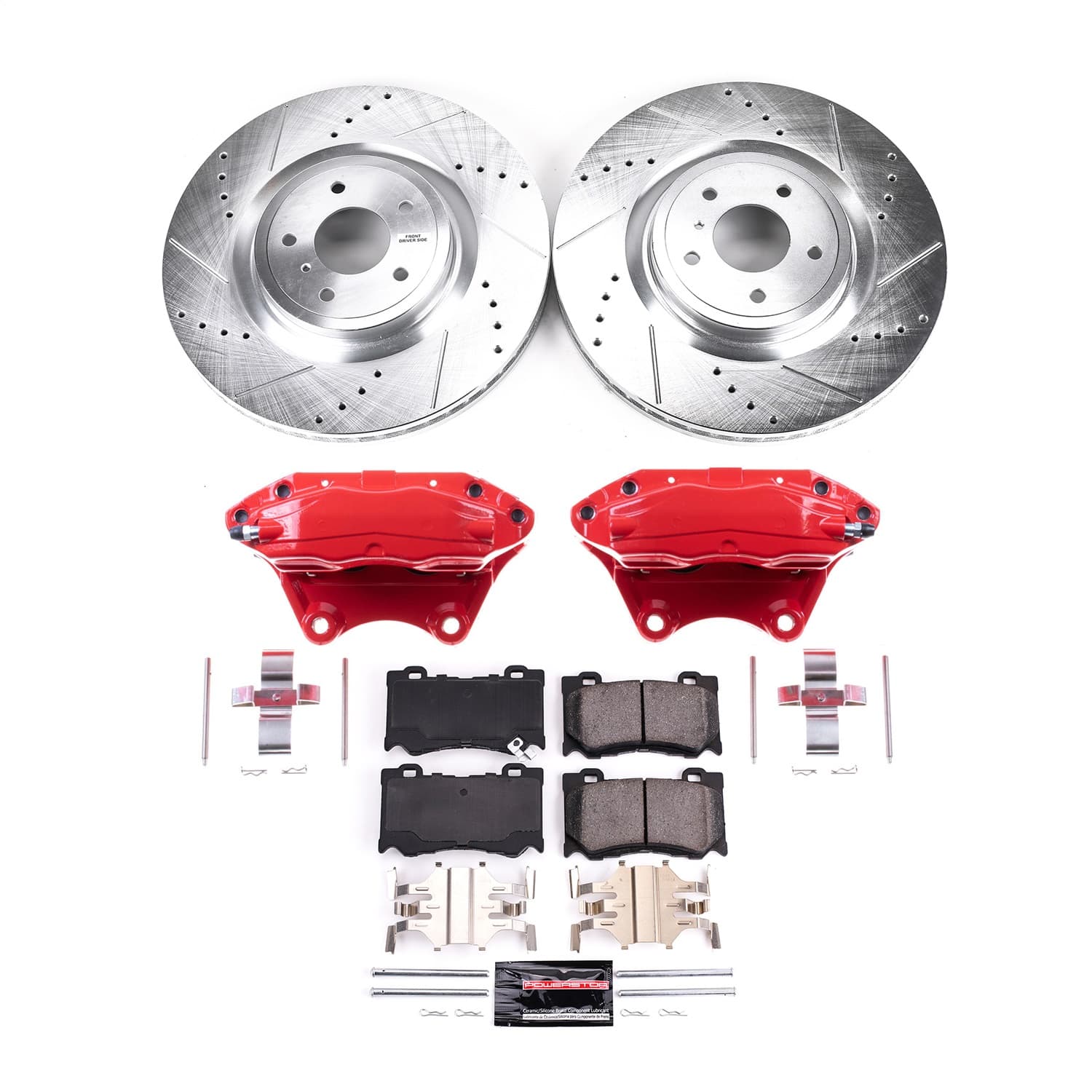 Power Stop - KC2915B - Front - Disc Brake Pad/Caliper and Rotor Kit image 1