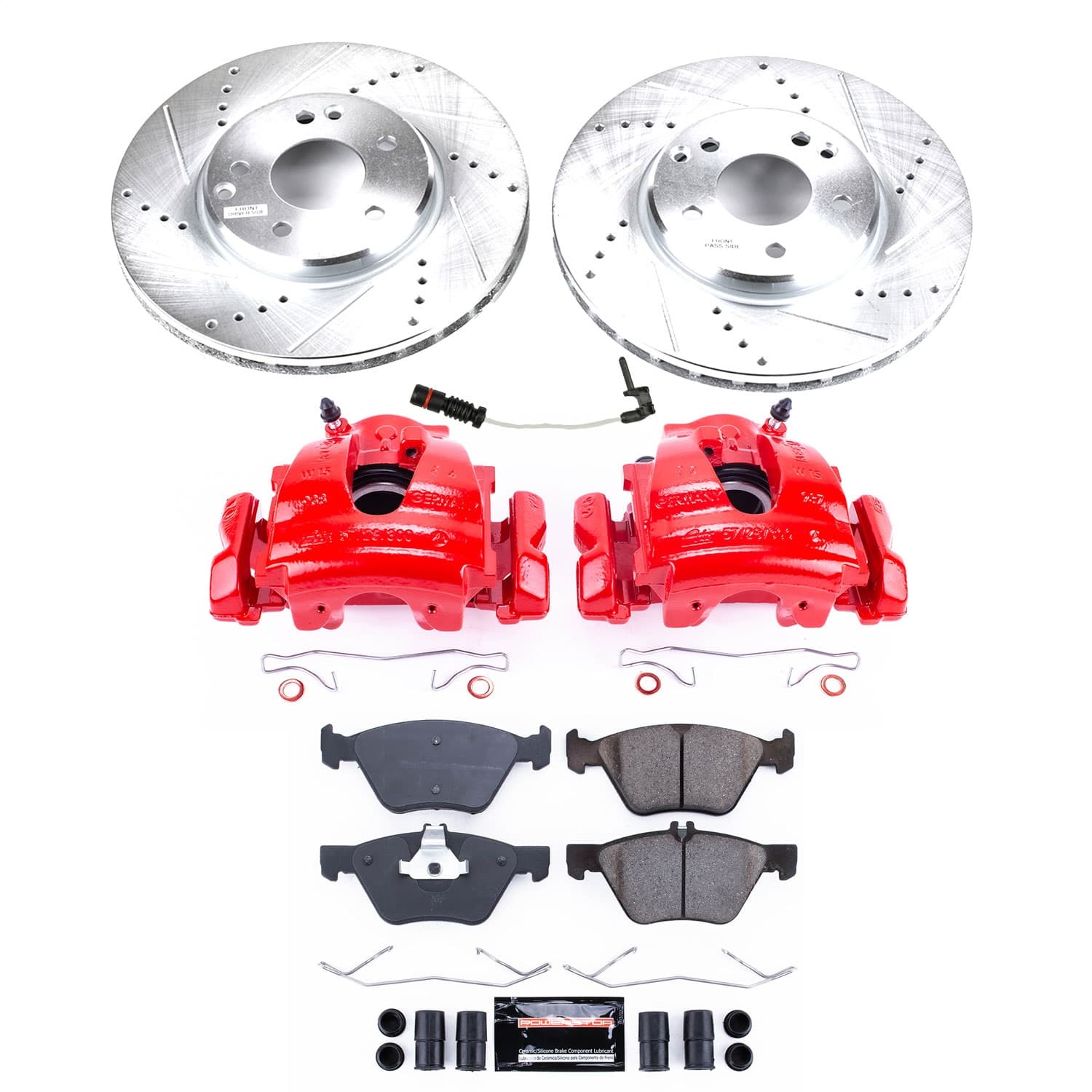 Power Stop - KC2926 - Front - Disc Brake Pad/Caliper and Rotor Kit image 1